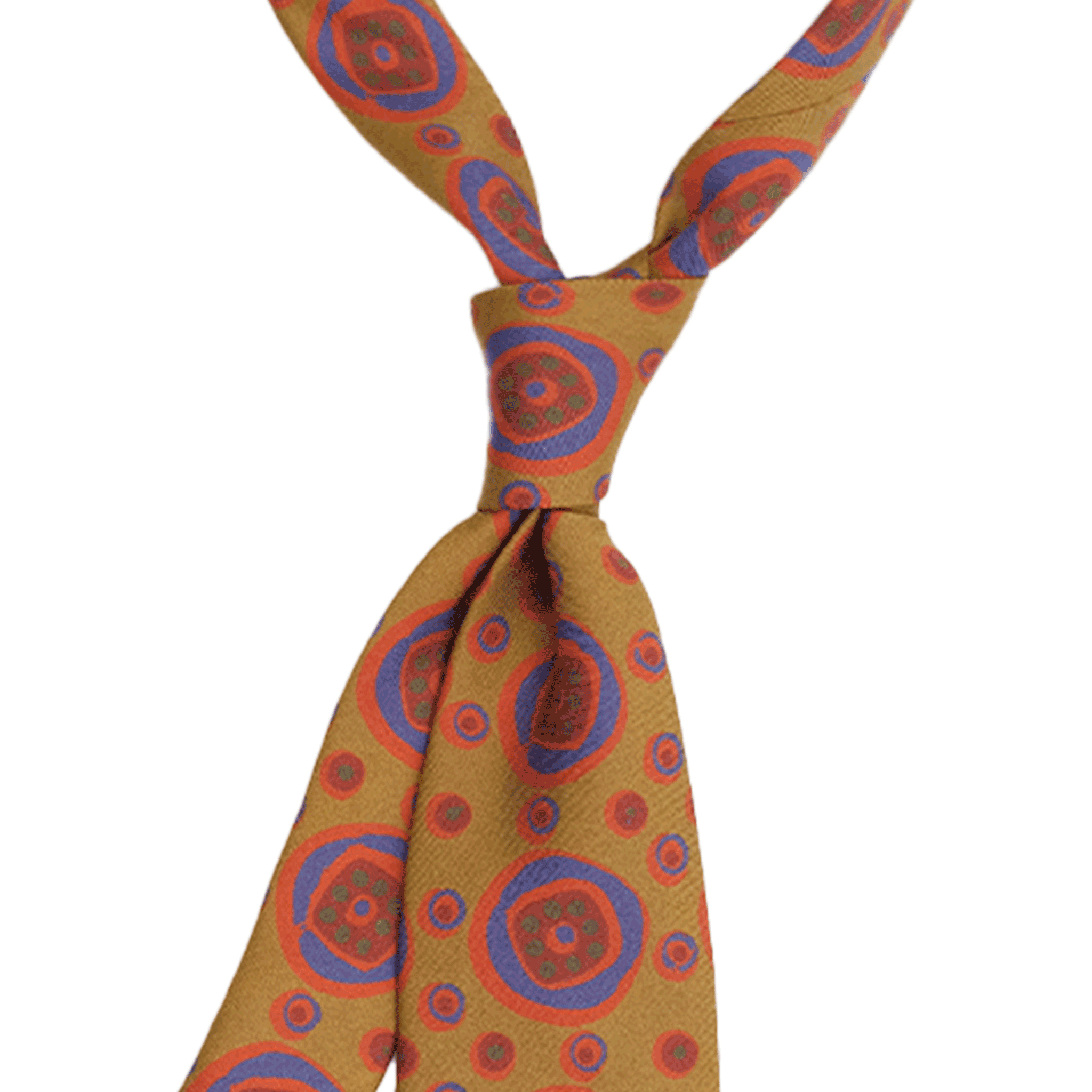 Bronze Erno Print Tie