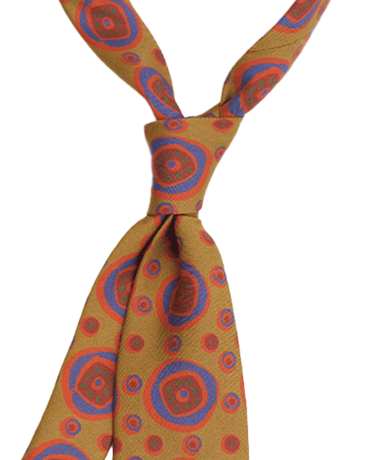 Bronze Erno Print Tie