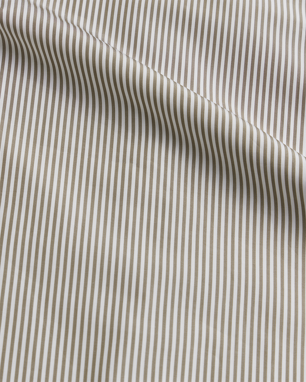 Poplin Shirt - Brown Stripe