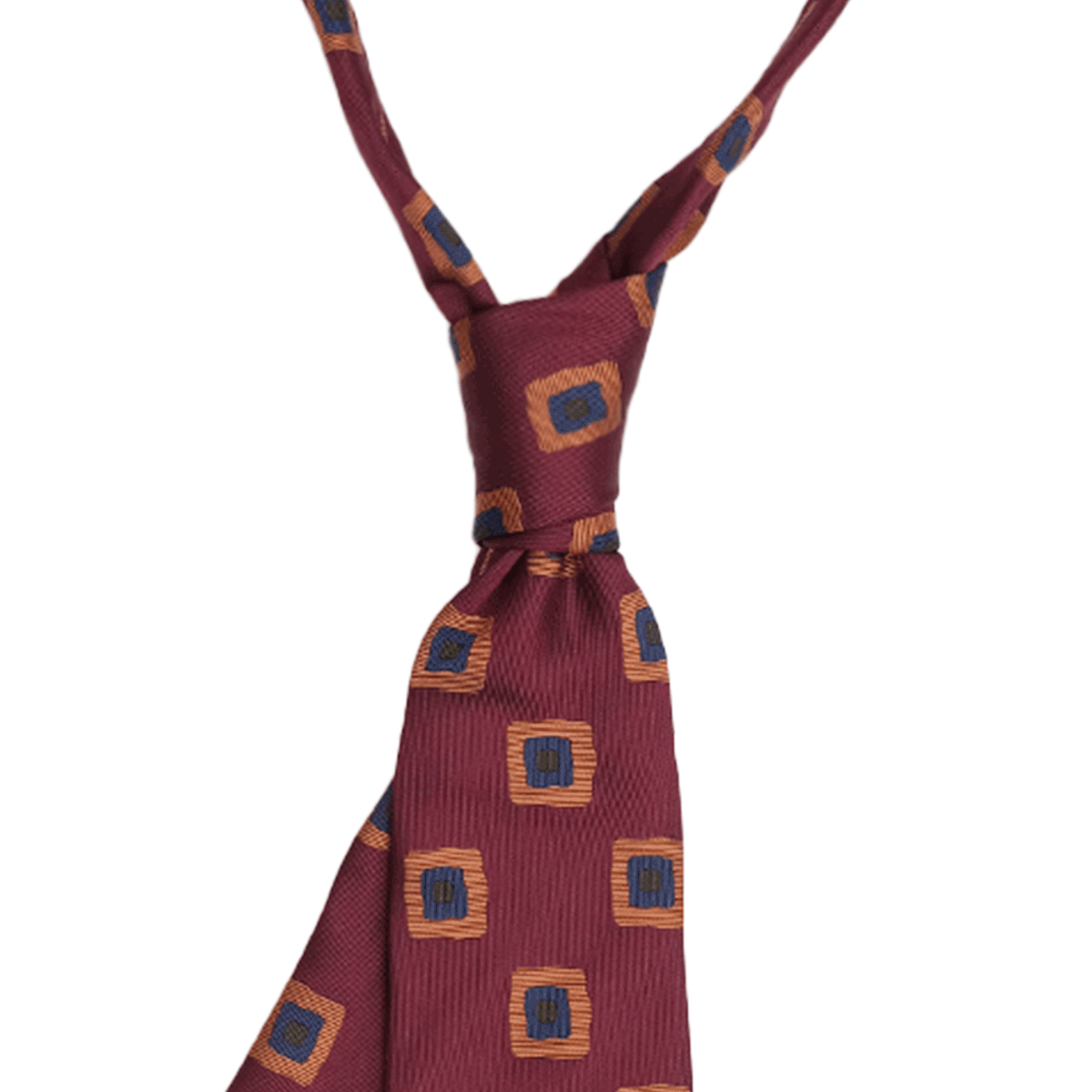Burgundy Brogno Jacquard Tie