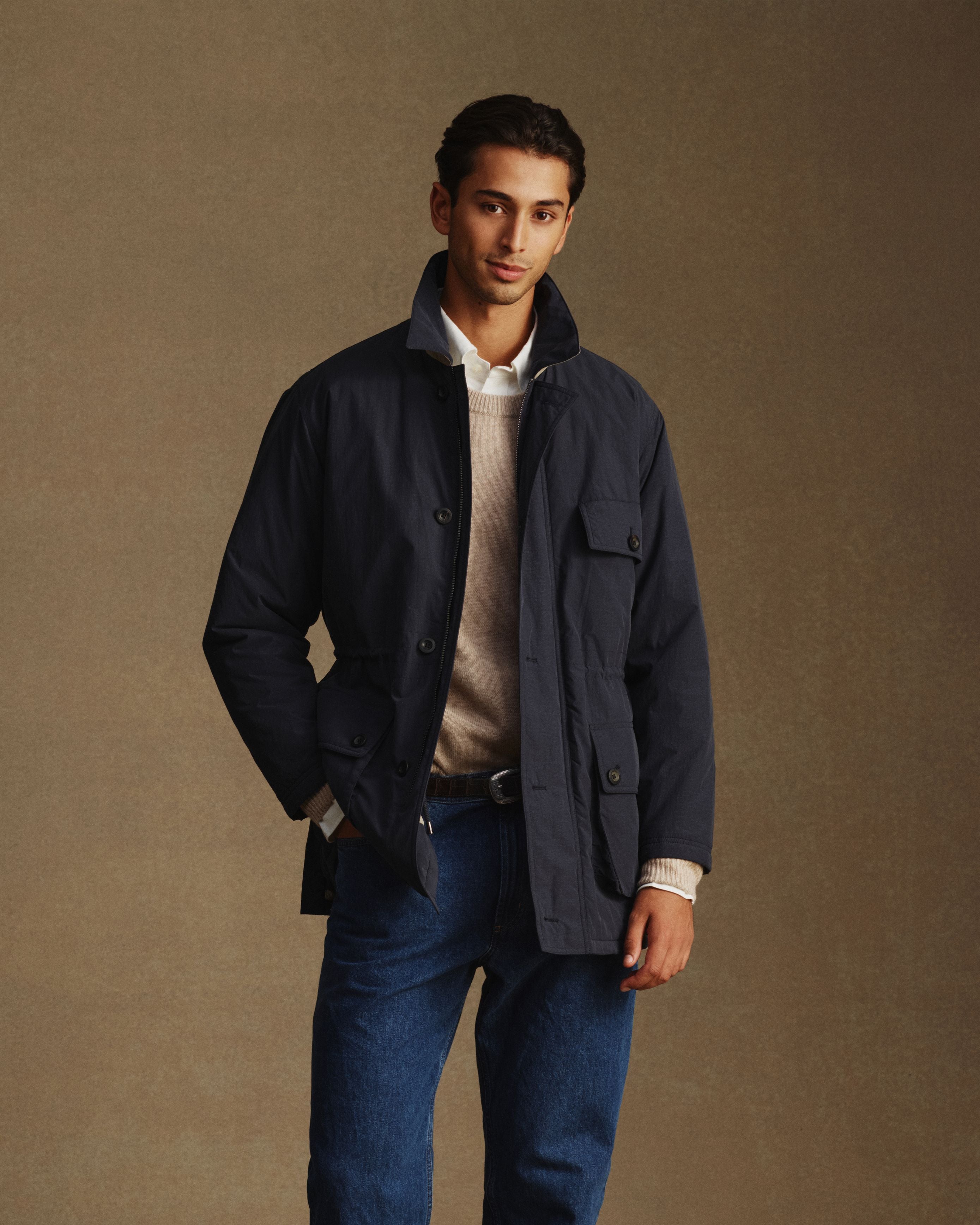Campagna Coat - Navy