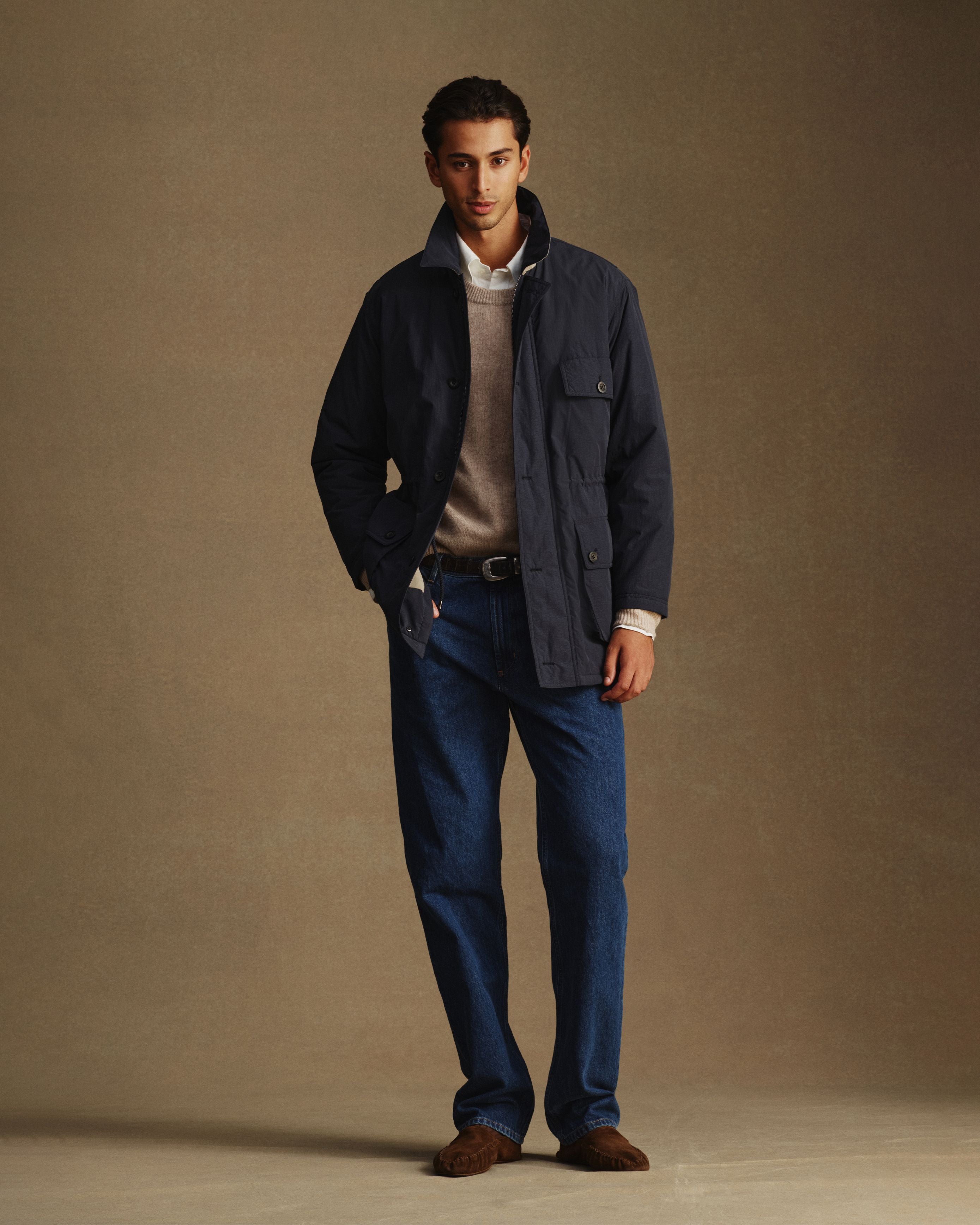 Campagna Coat - Navy