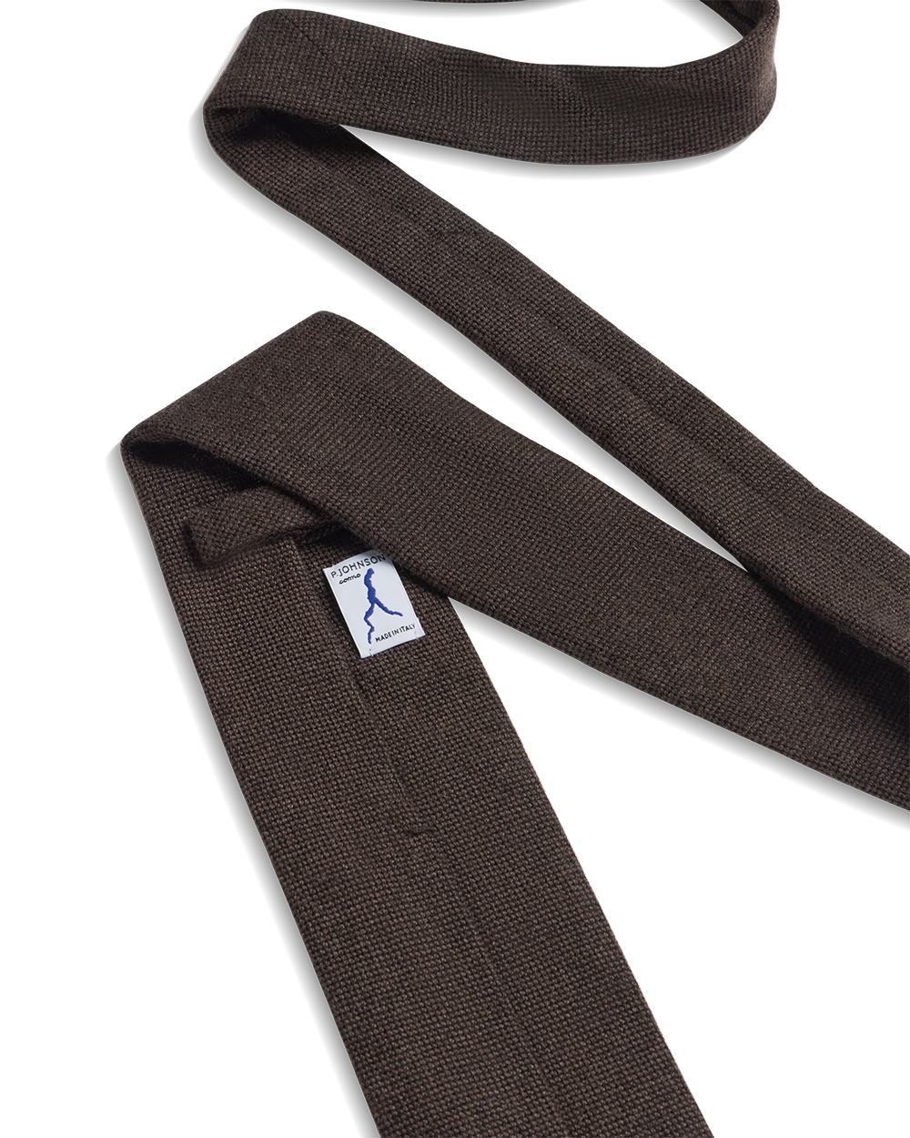Cashmere Oxford Tie - Brown
