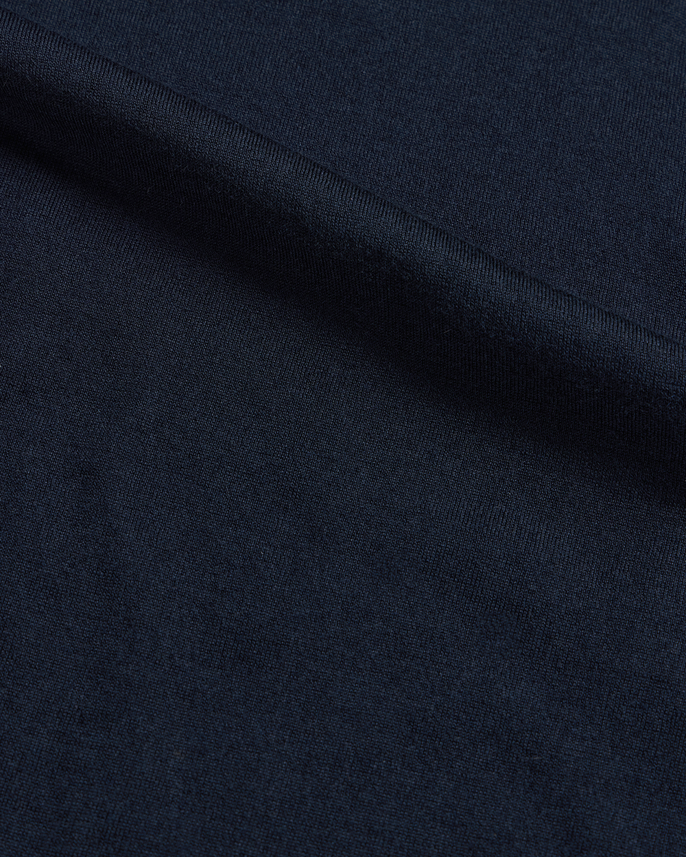 Cashmere Silk Superfine Crew Neck - Navy