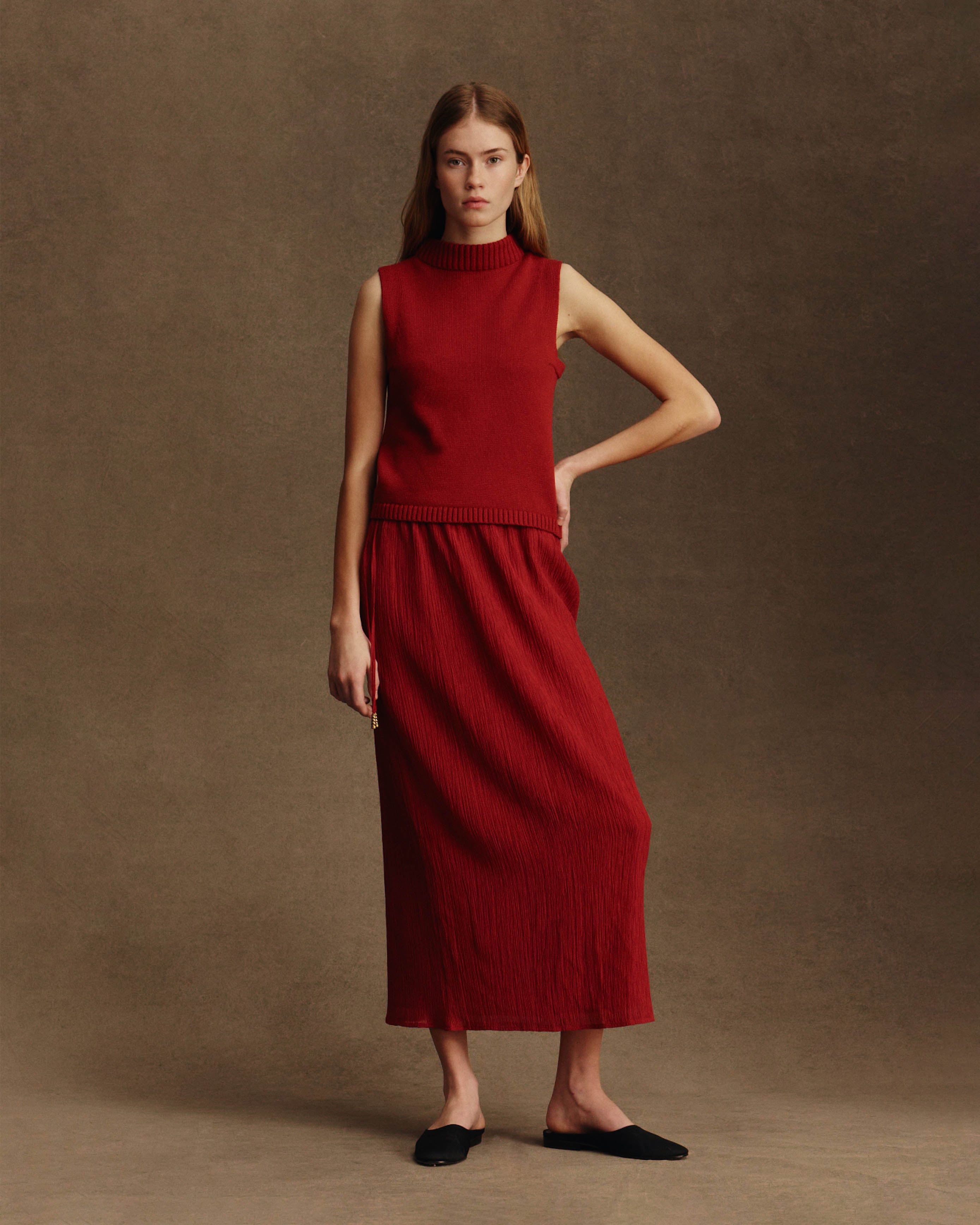 Clara Skirt - Scarlet