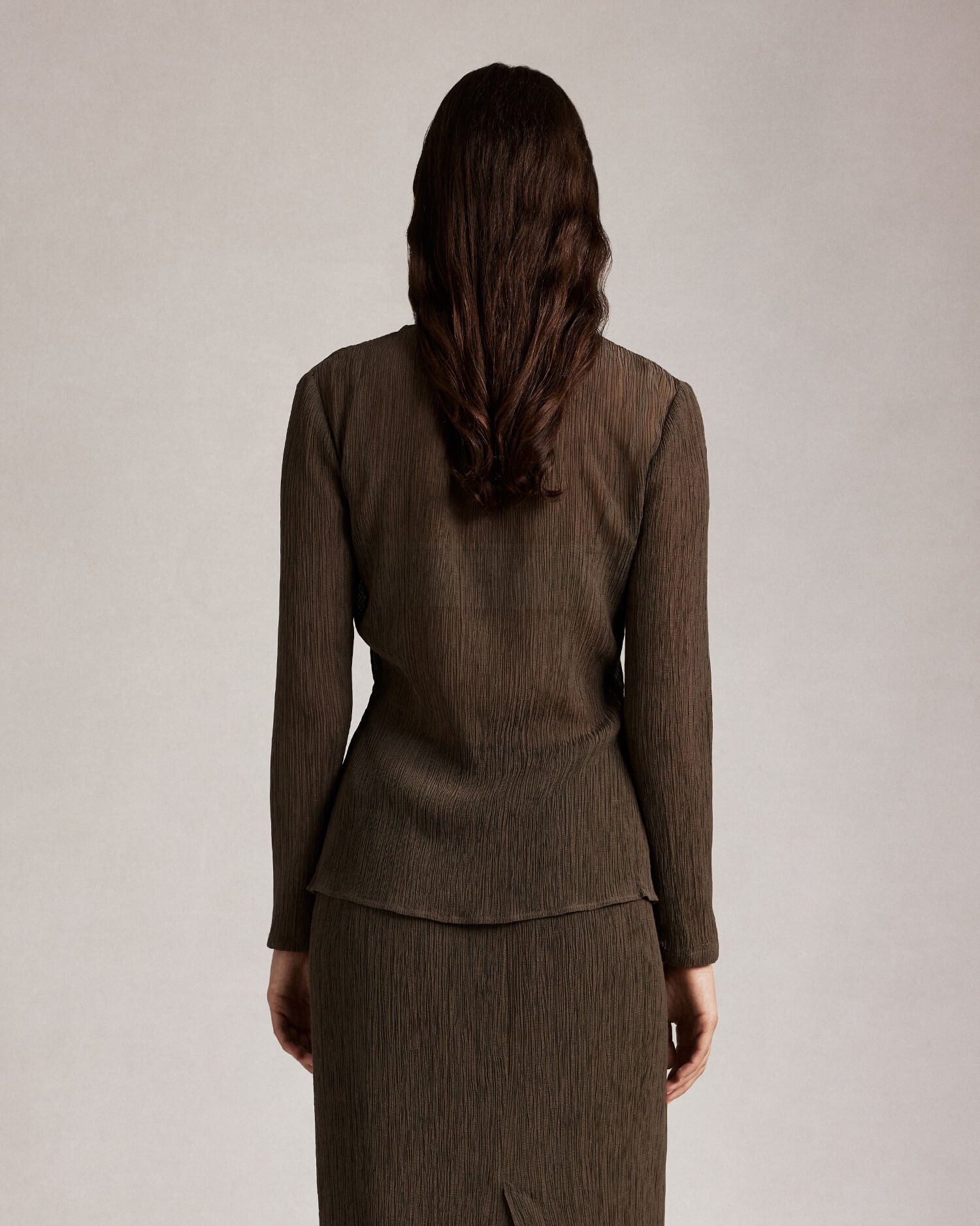Clara Zip Top - Olive