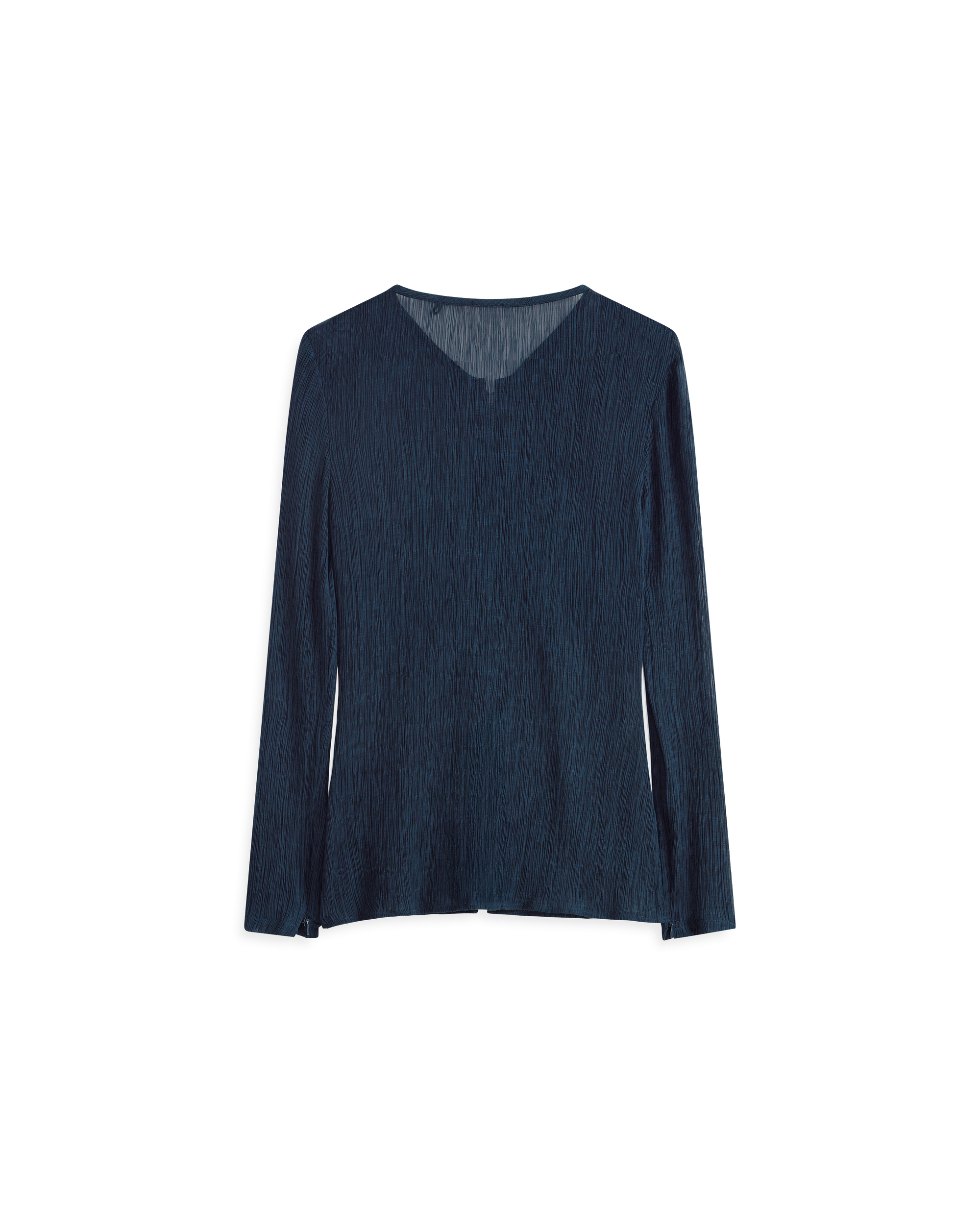 Clara Zip Top - Pacific Ocean Blue