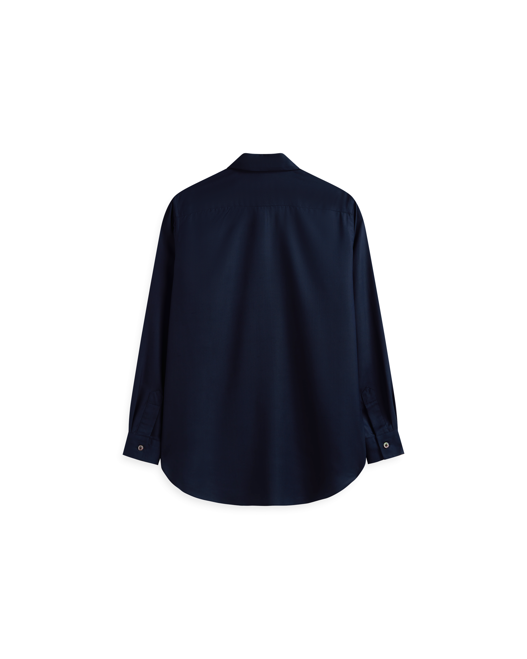 Classic Shirt - Navy Dupioni