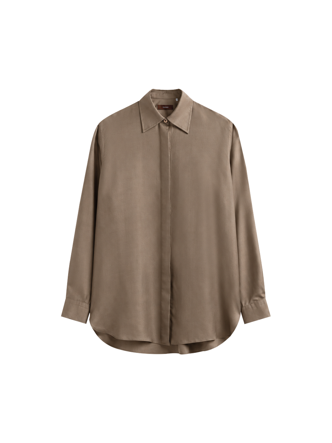 Classic Shirt - Taupe Dupioni