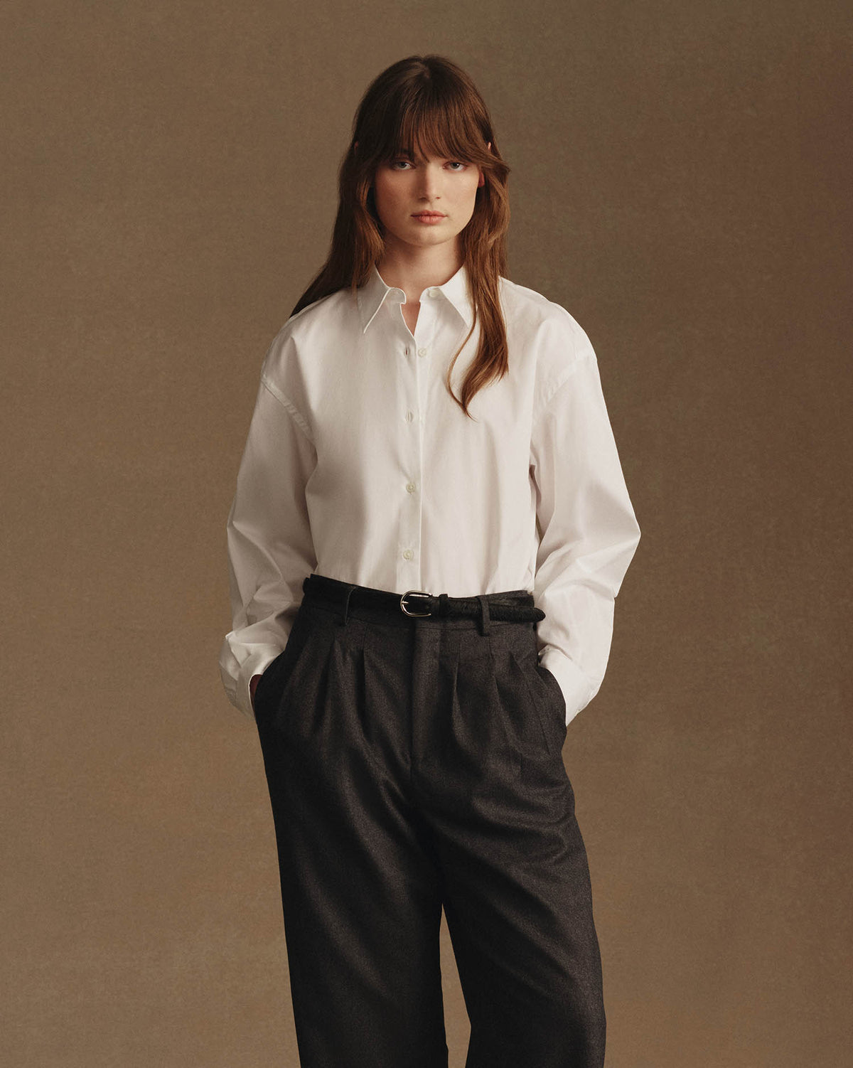 Classic Shirt - White Poplin