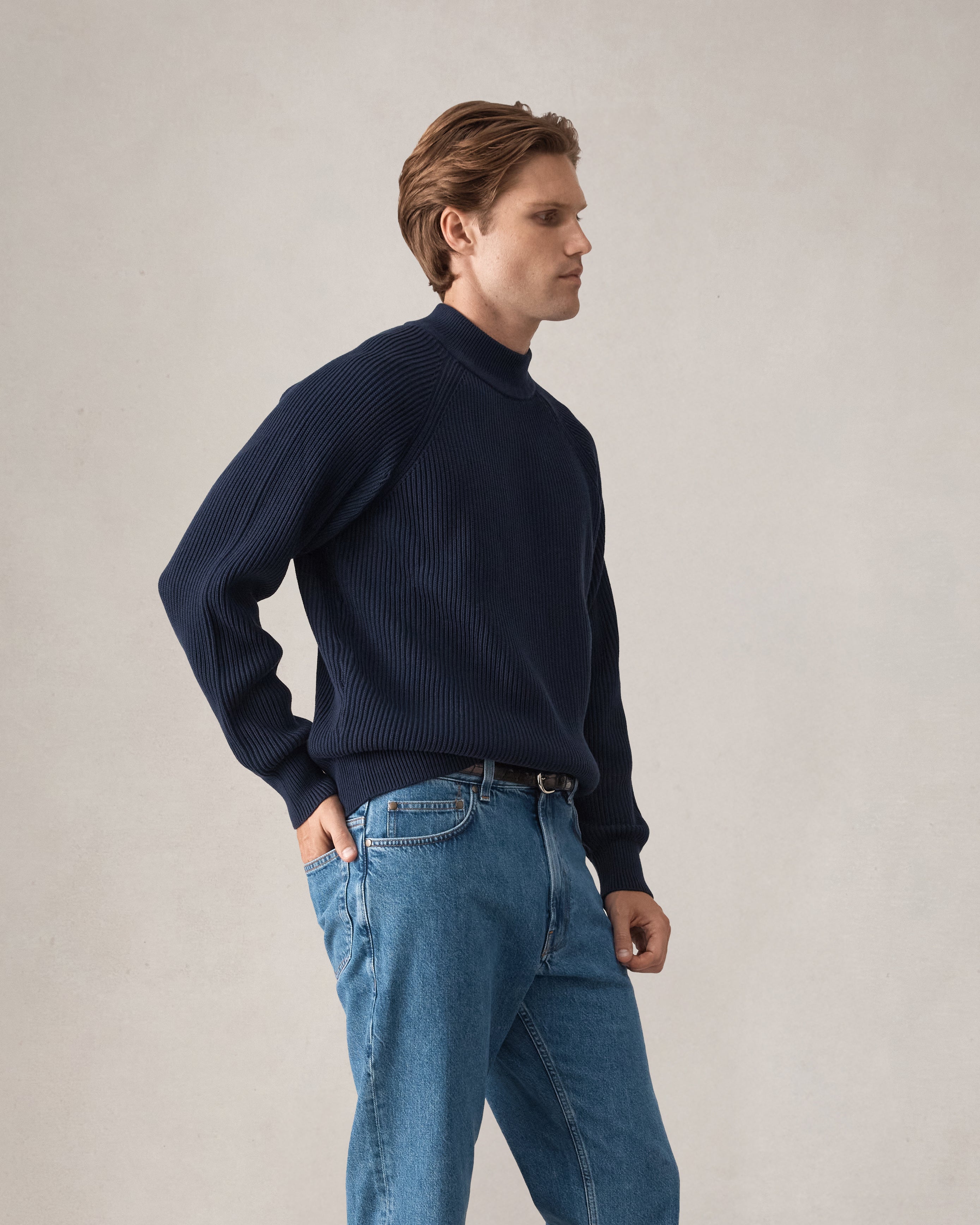 Cormac Knit - Navy