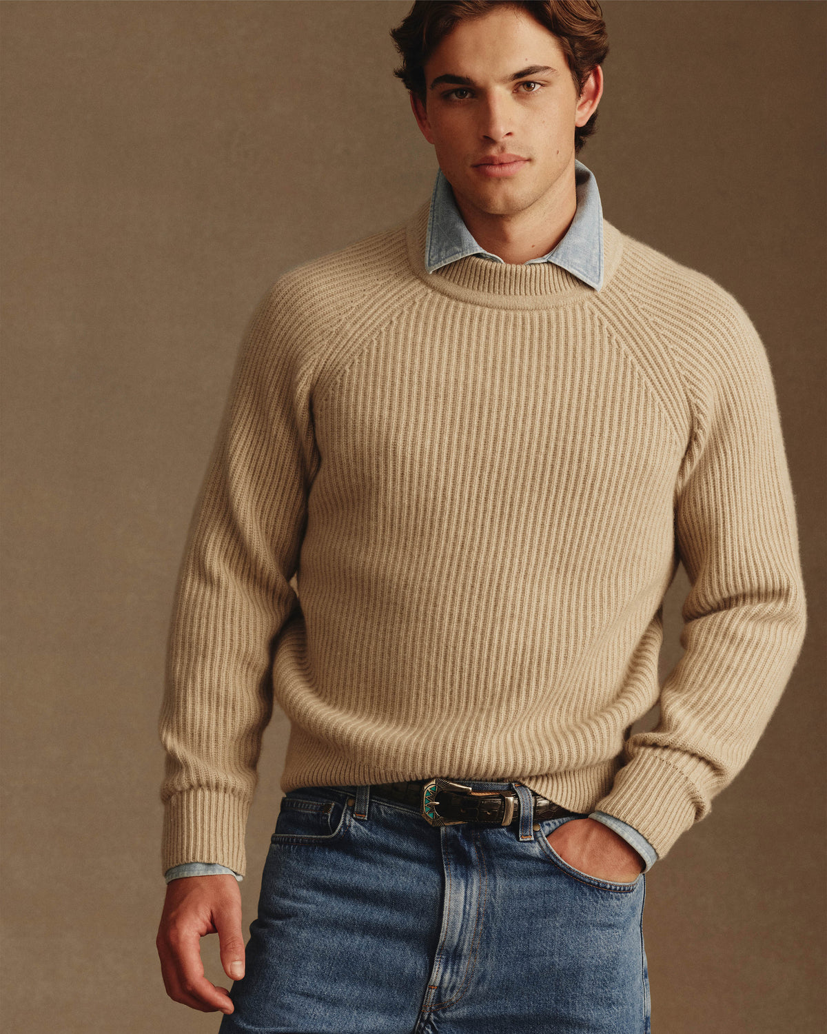 Cormac Cashmere Knit - Oatmeal