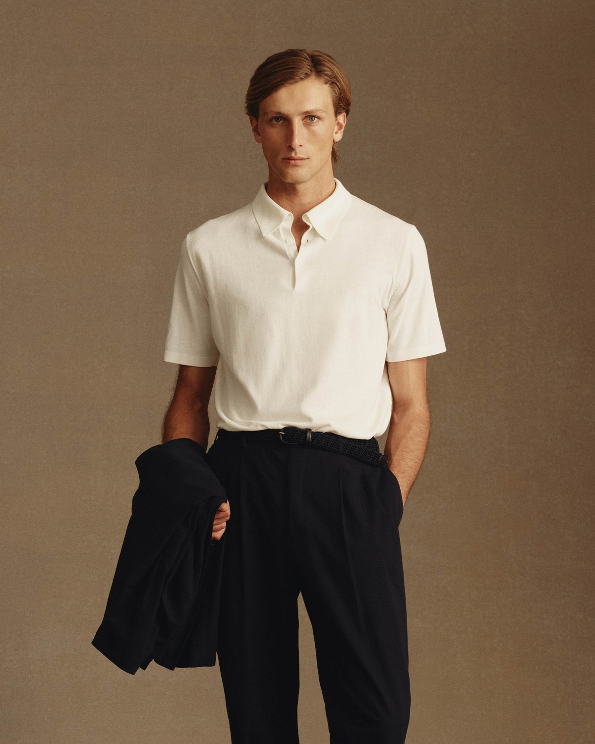 Ice Cotton Polo - Off White