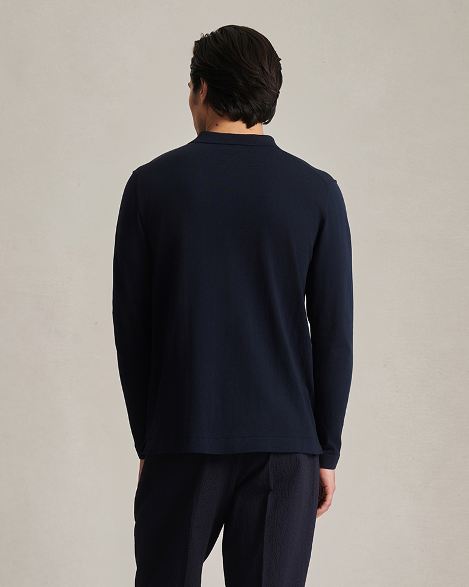 Ice Cotton Shirt - Navy