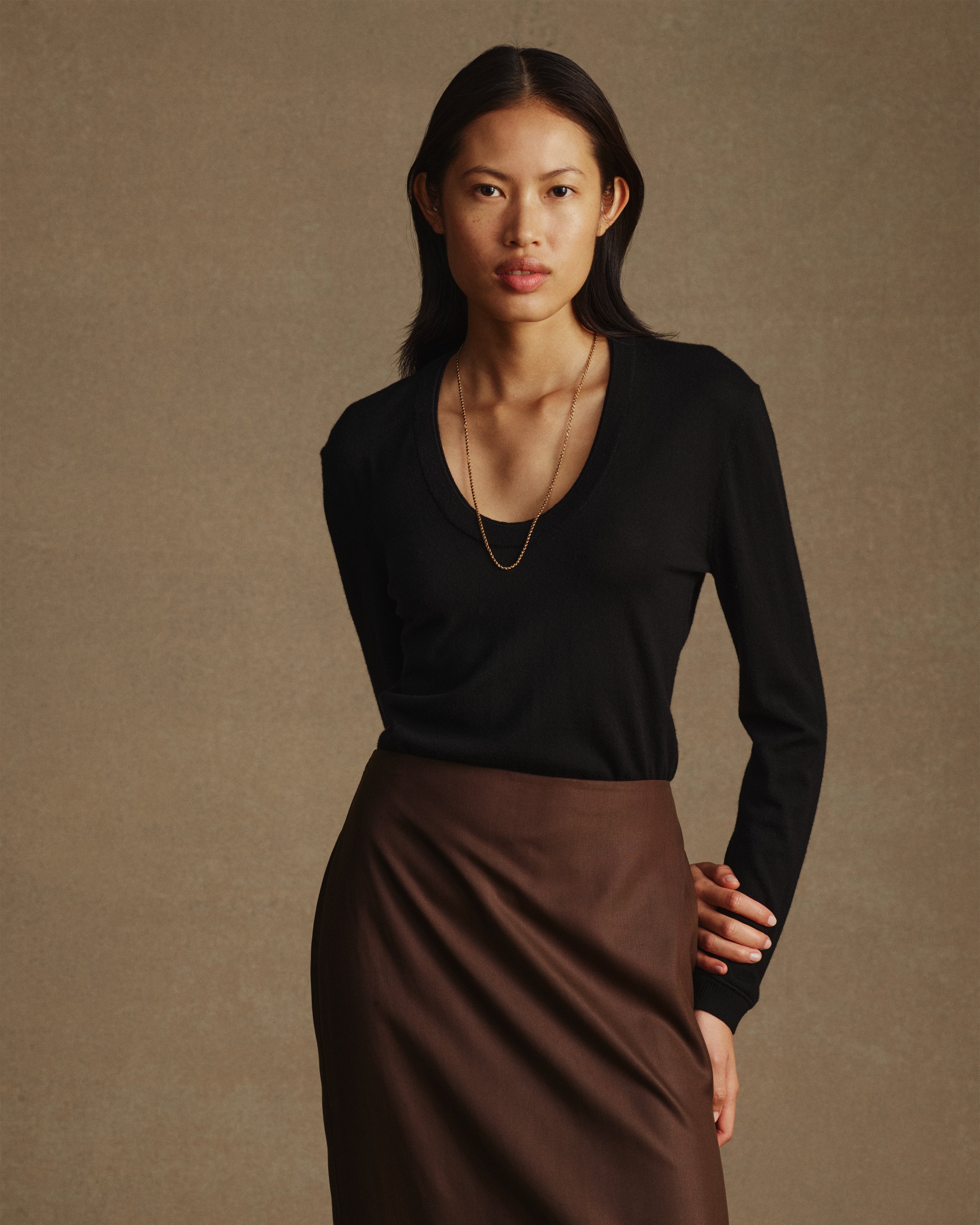 Daisy Merino Knit - Black