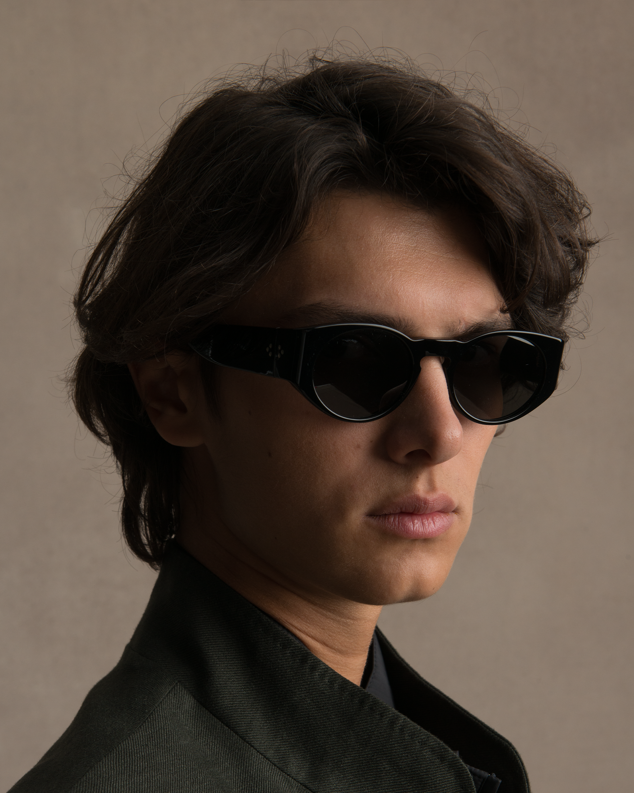 A.S.O Antique Black Sunglasses