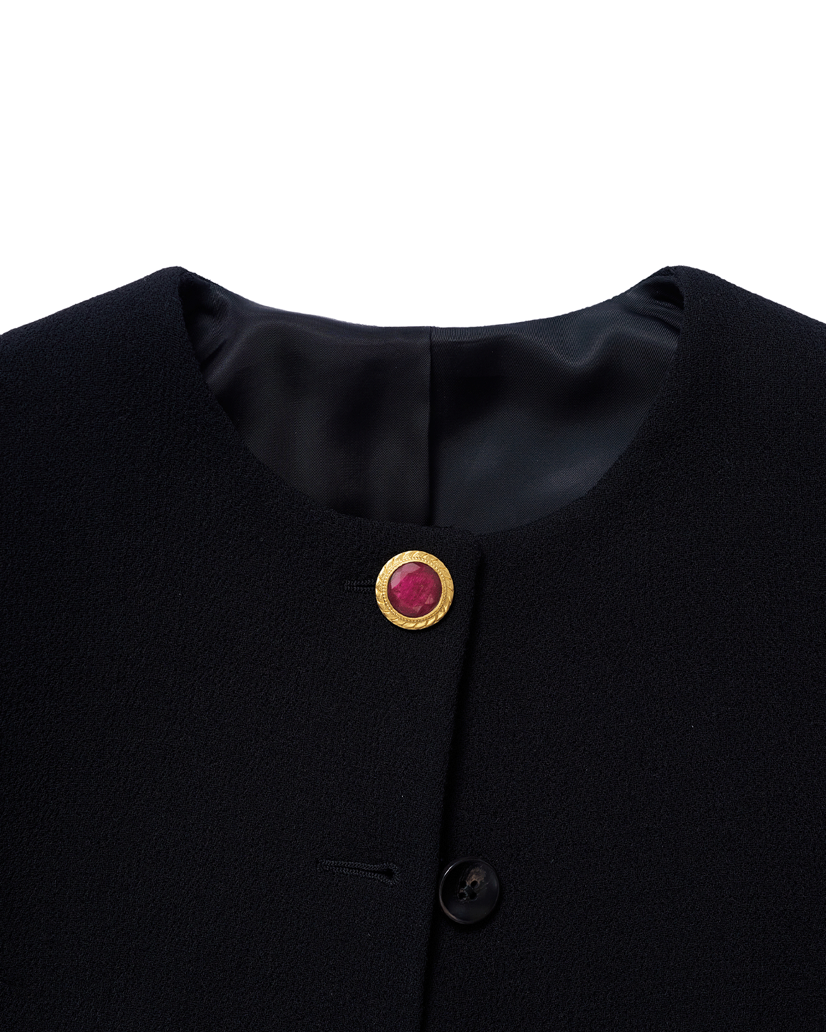 Red Stone Button Large