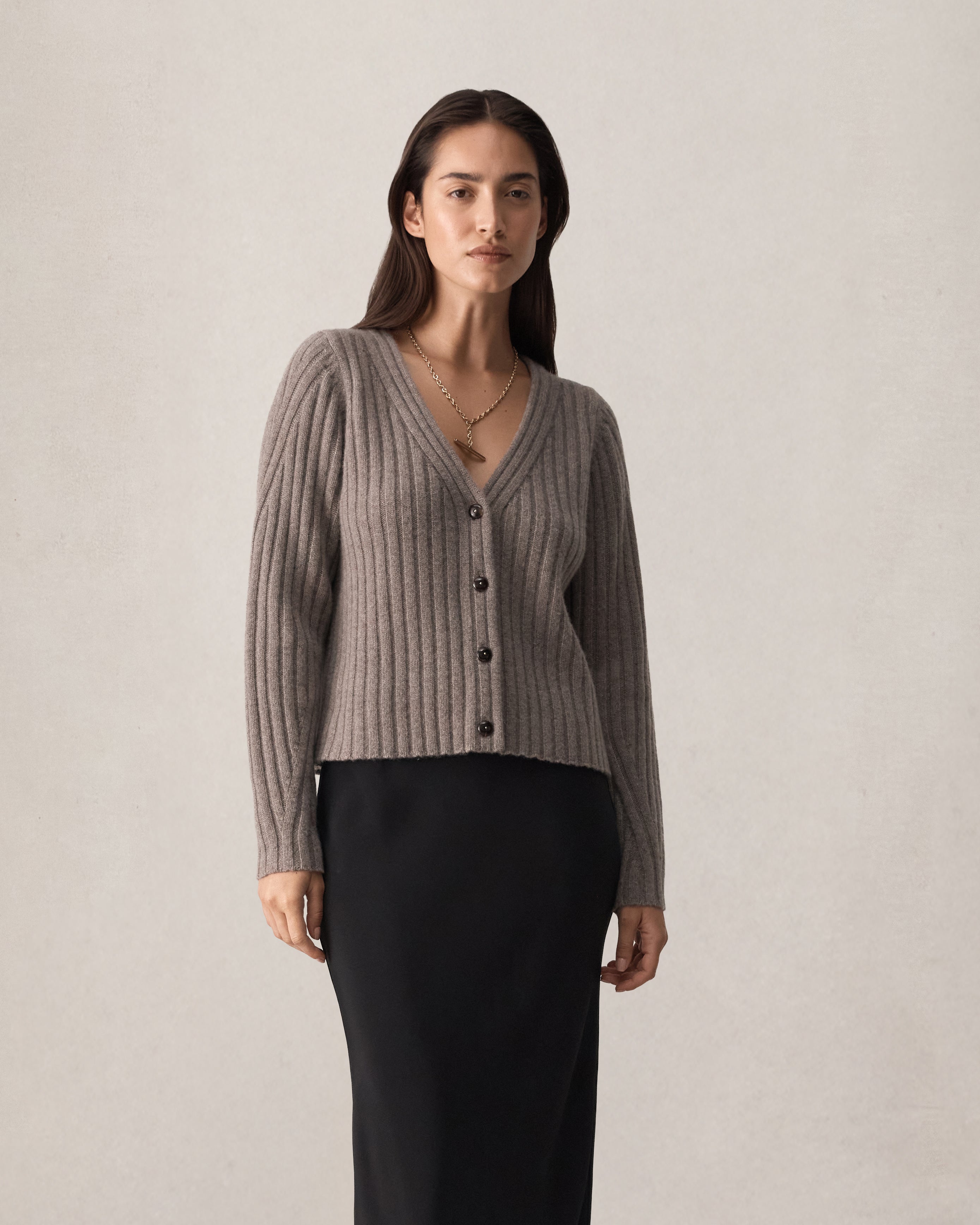 Eloise Cardigan - Brindle