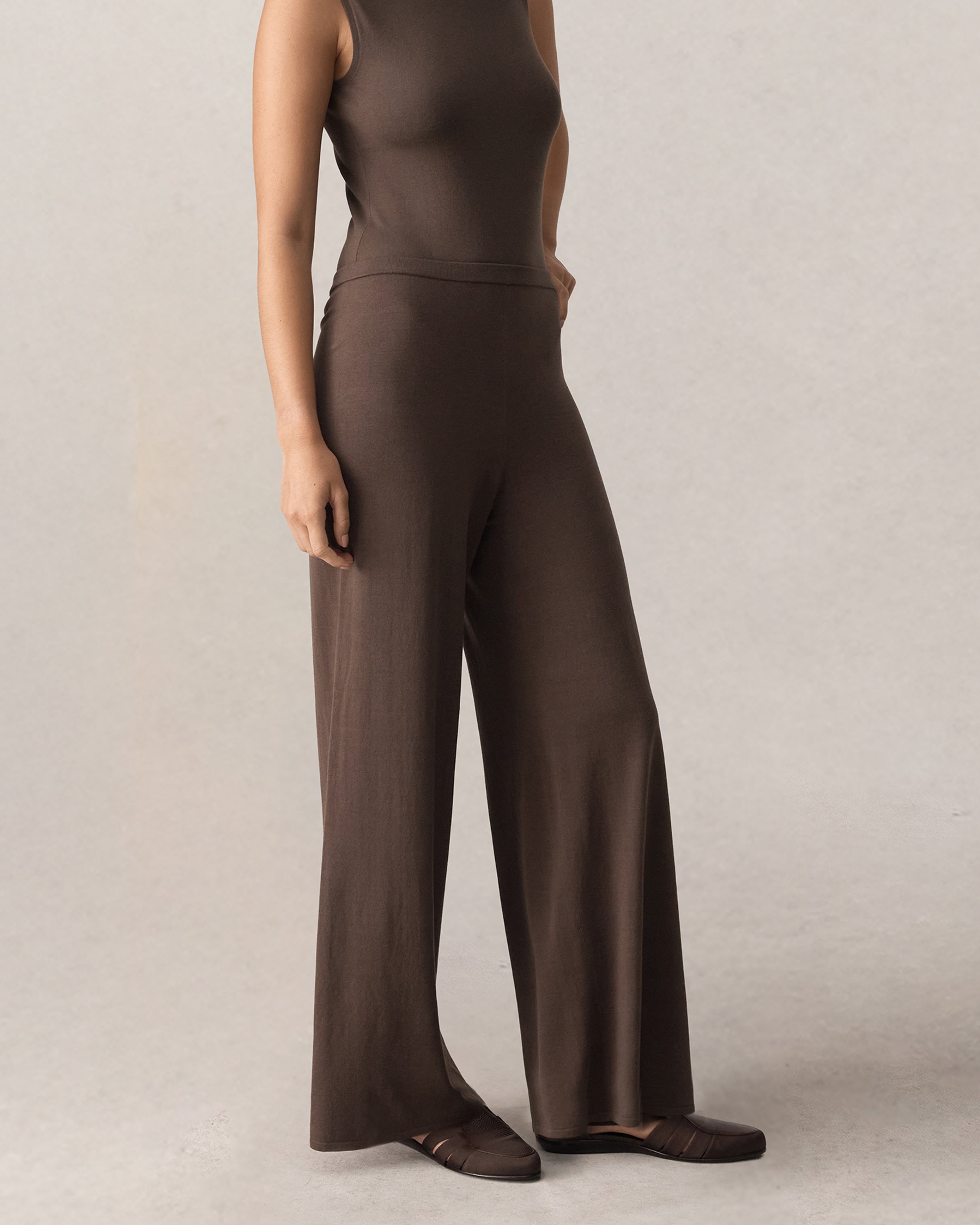 Esther Knit Pant - Moss