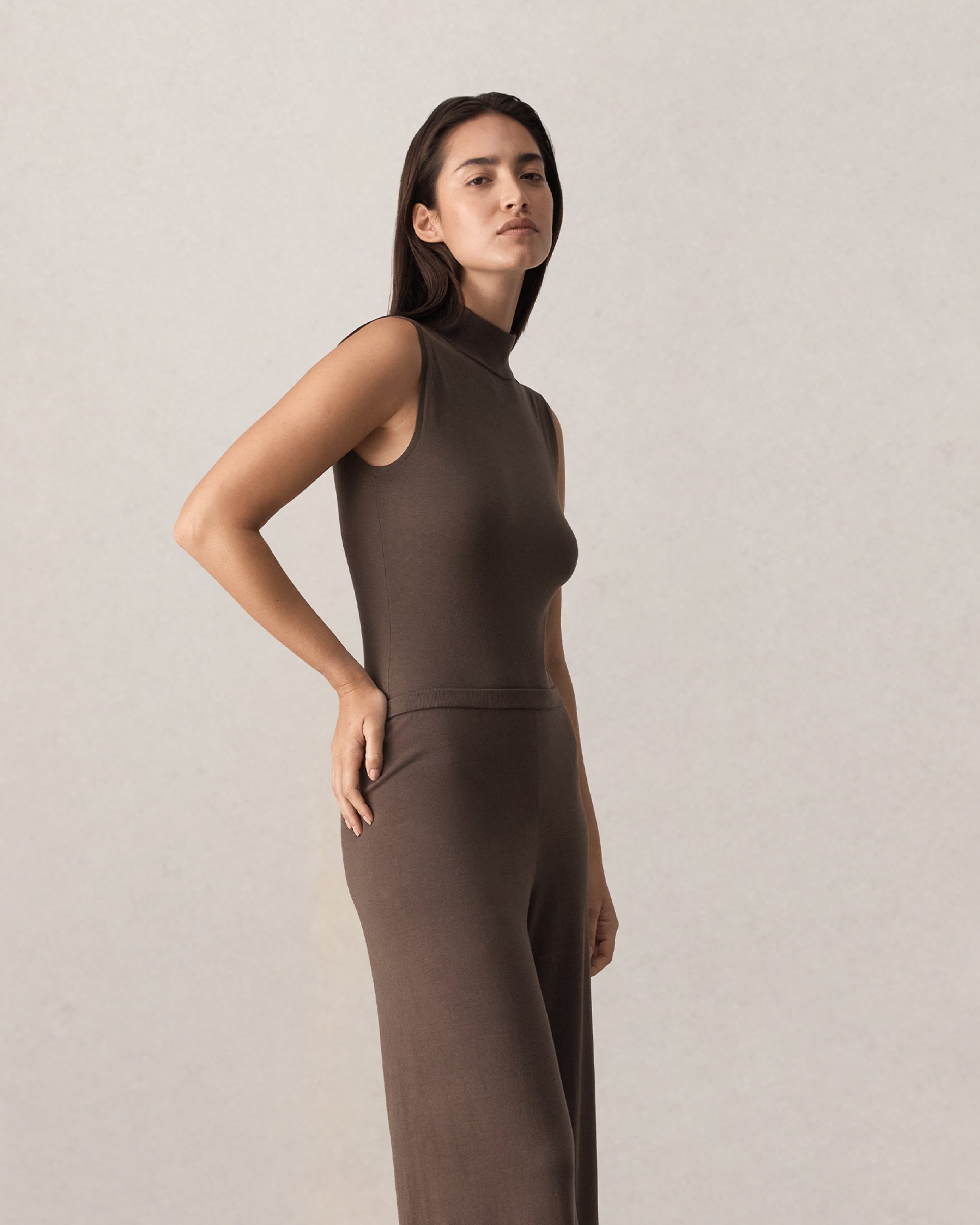 Esther Knit Body Suit - Moss