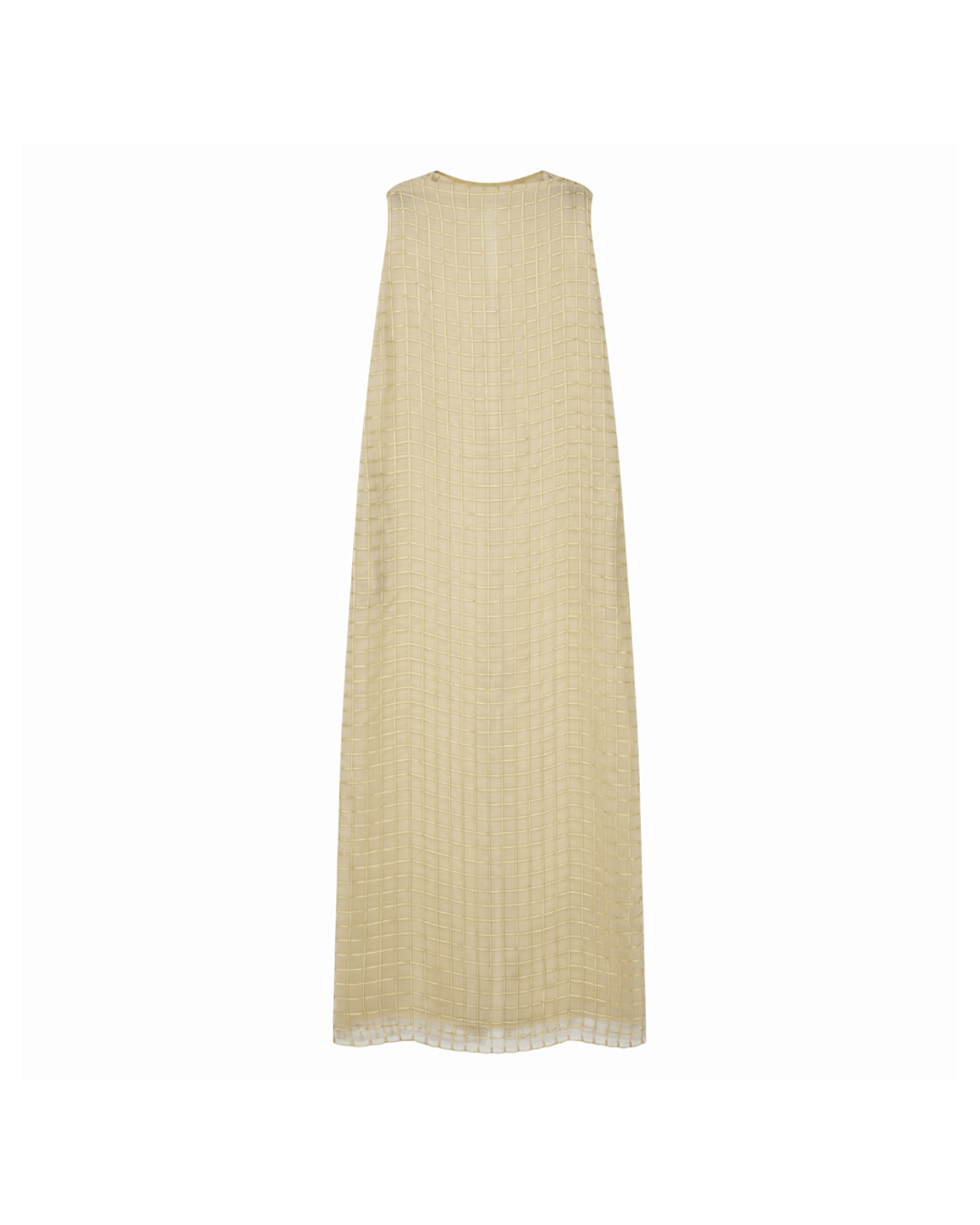 Tia Dress - Gold Check