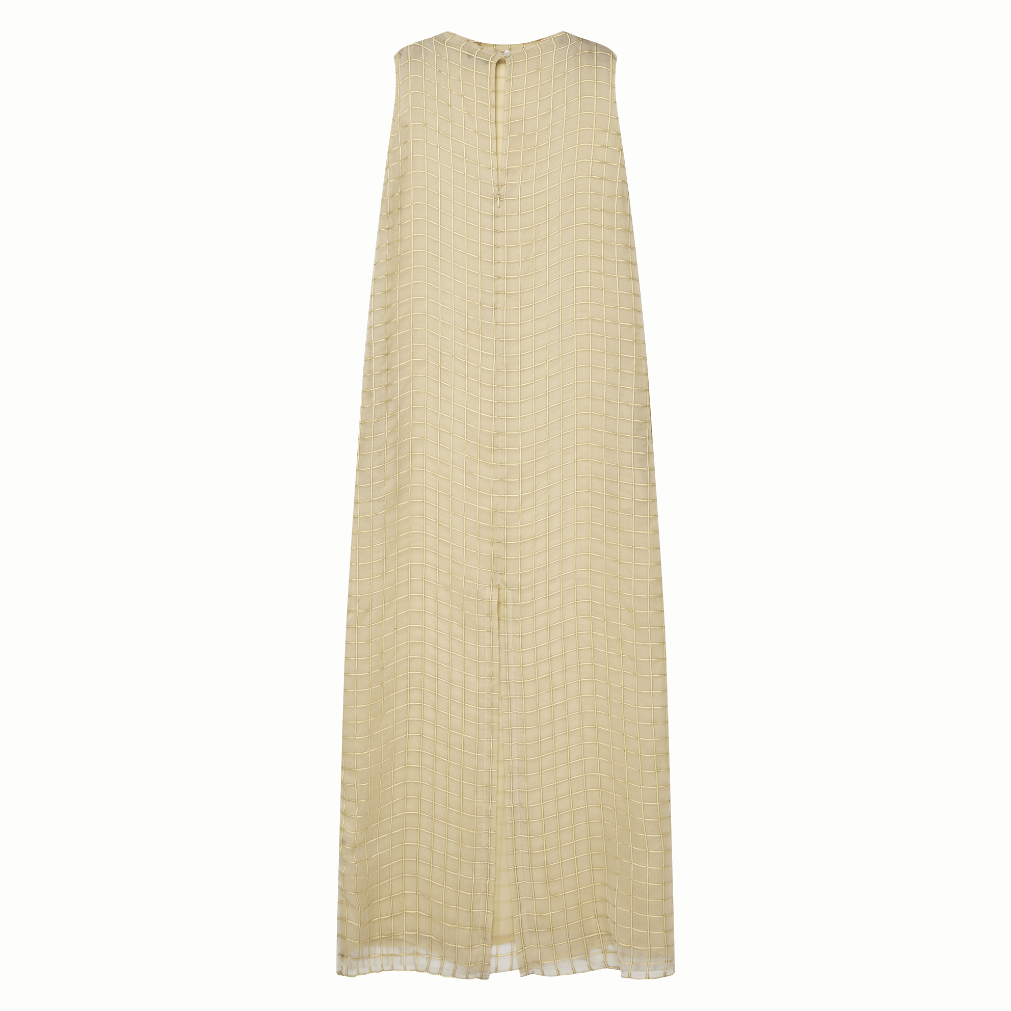 Tia Dress - Gold Check