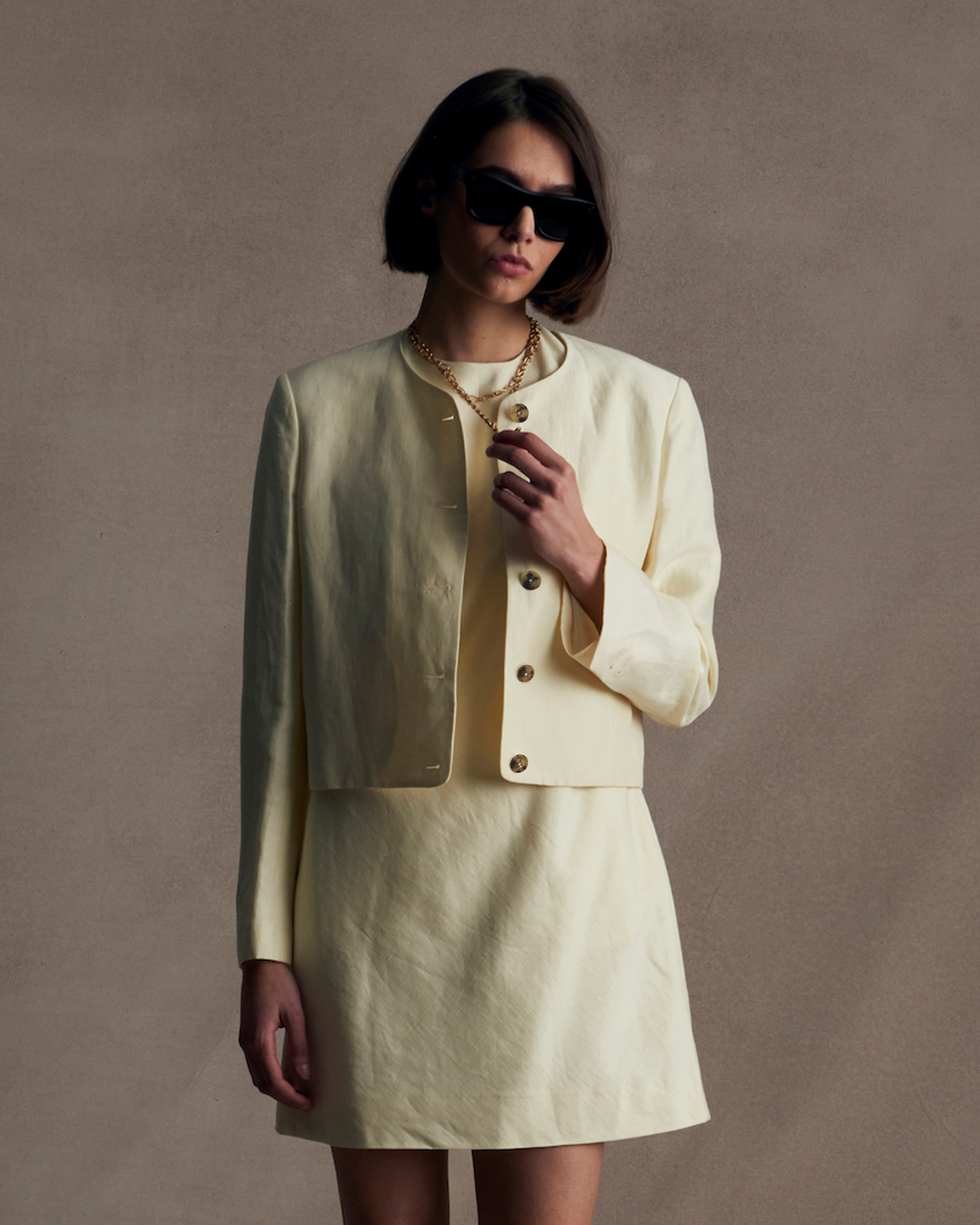 New Corta Jacket - Antique White