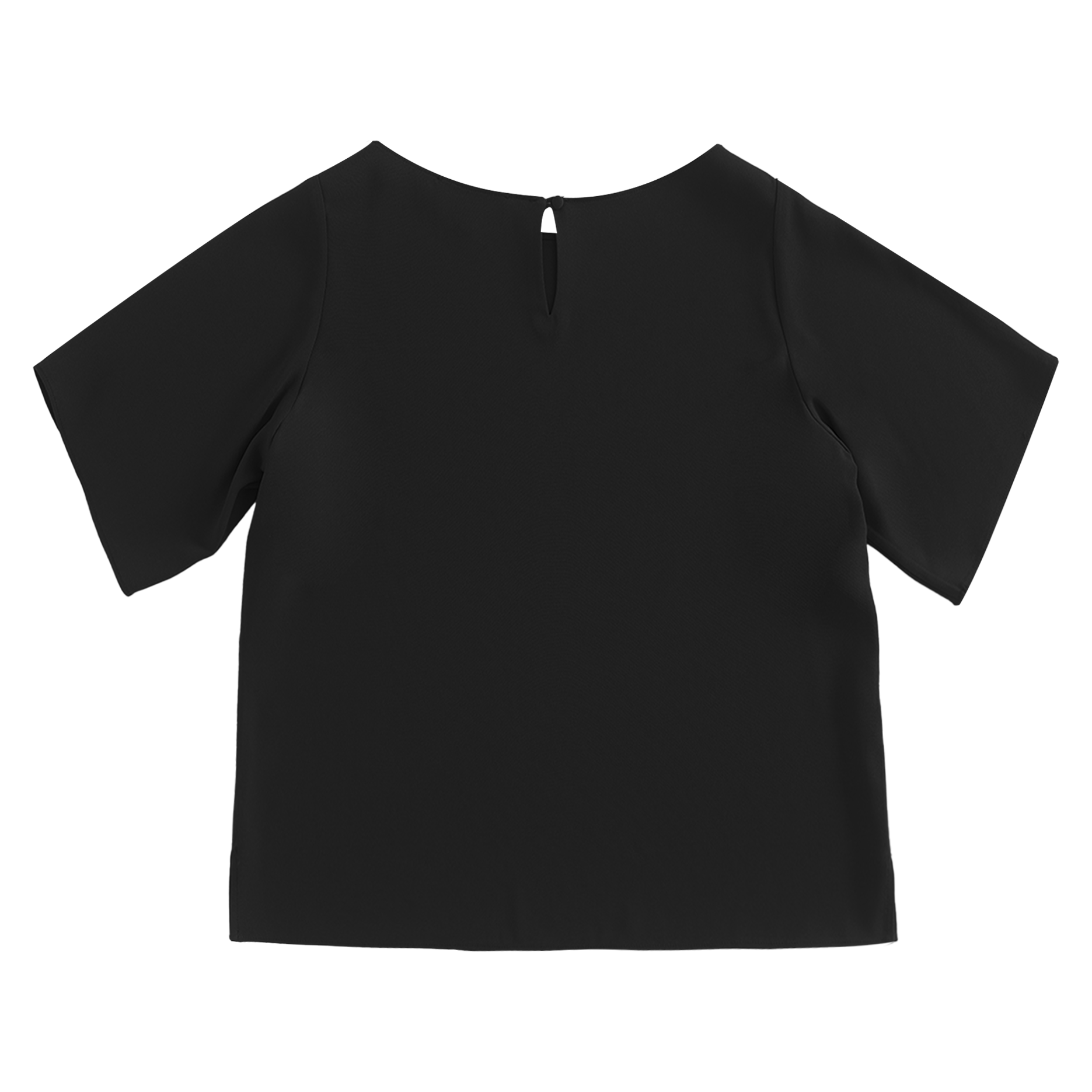 Boat Neck Top - Black