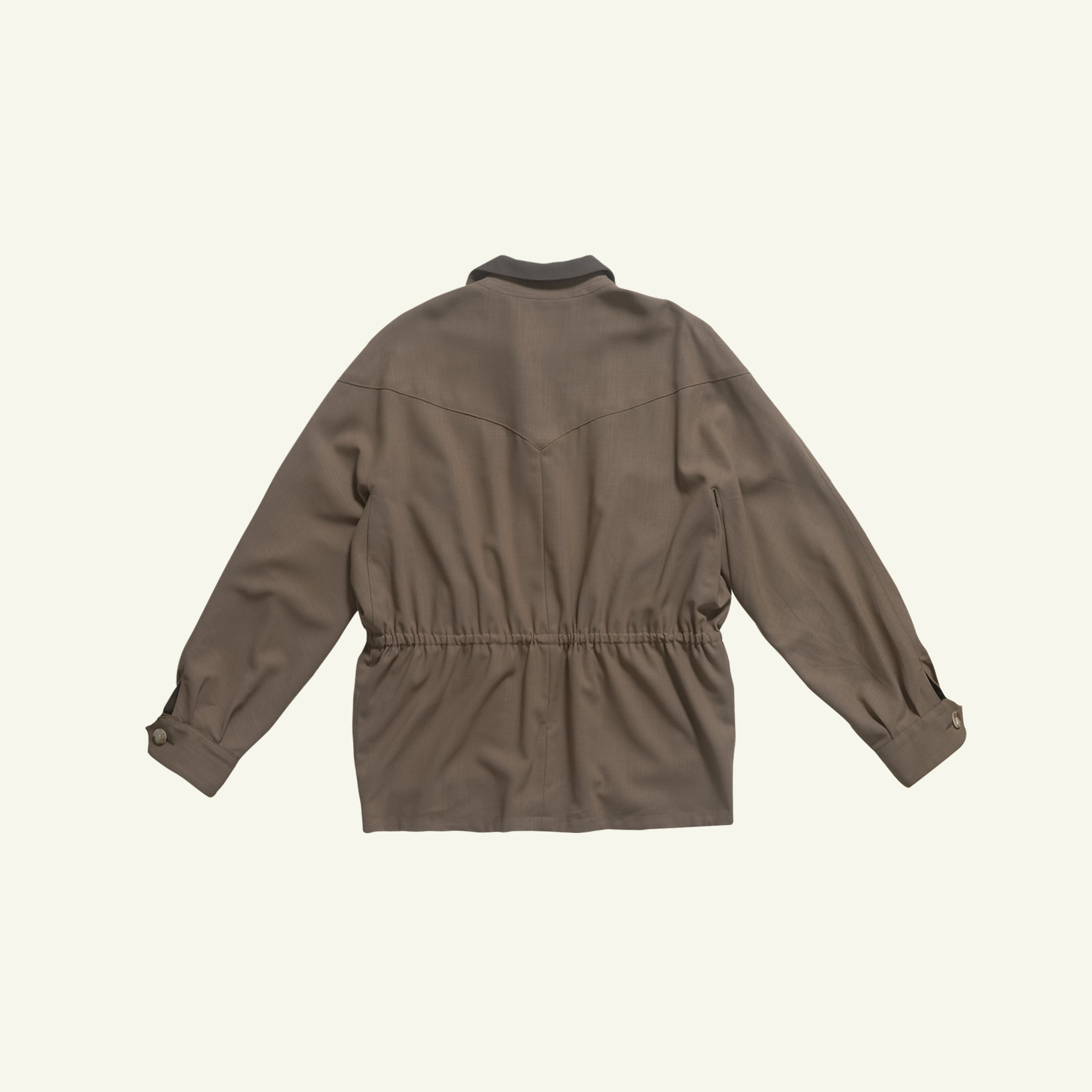 Reine Reversible Jacket - Dark Moss & Taupe