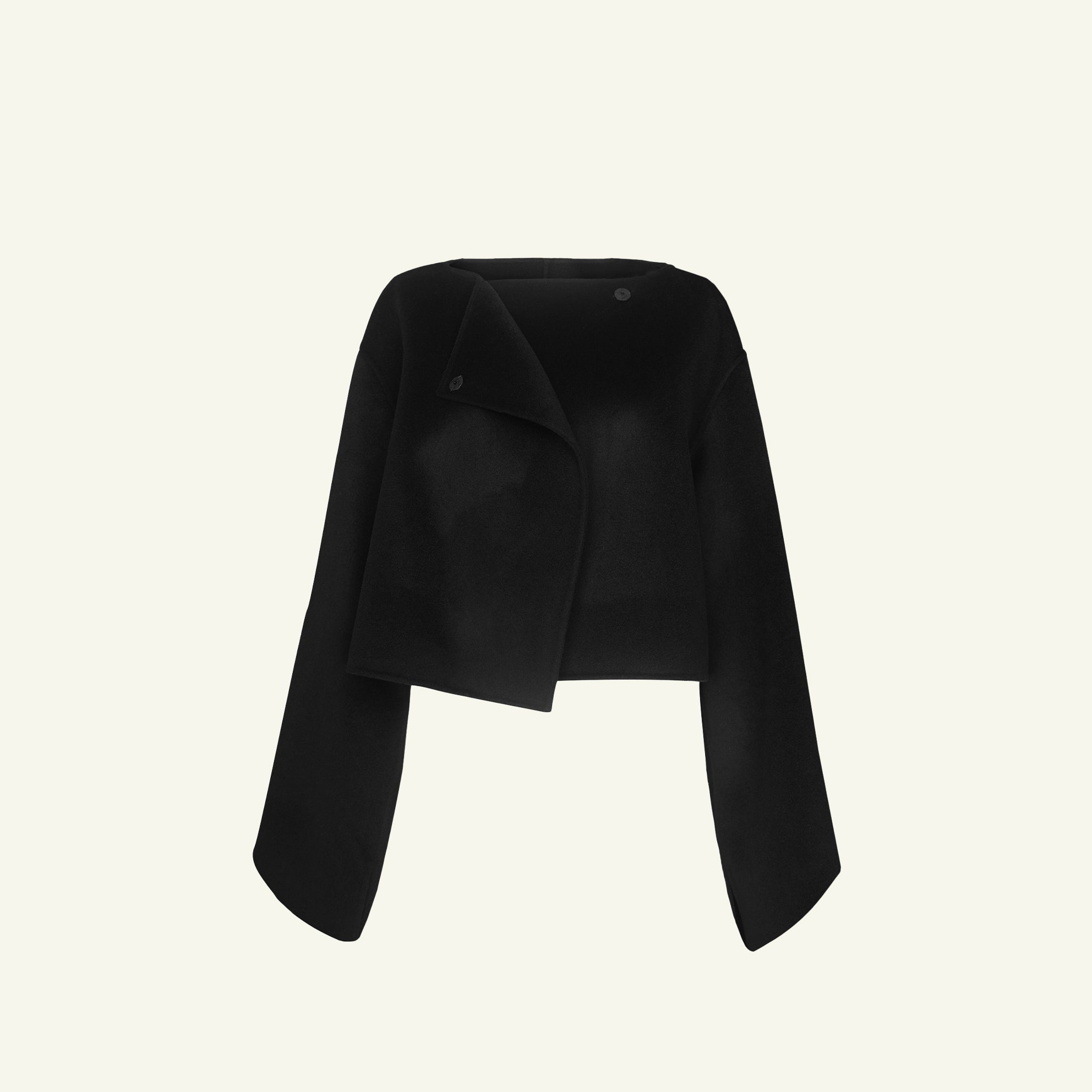 Rosie Cropped Jacket - Black
