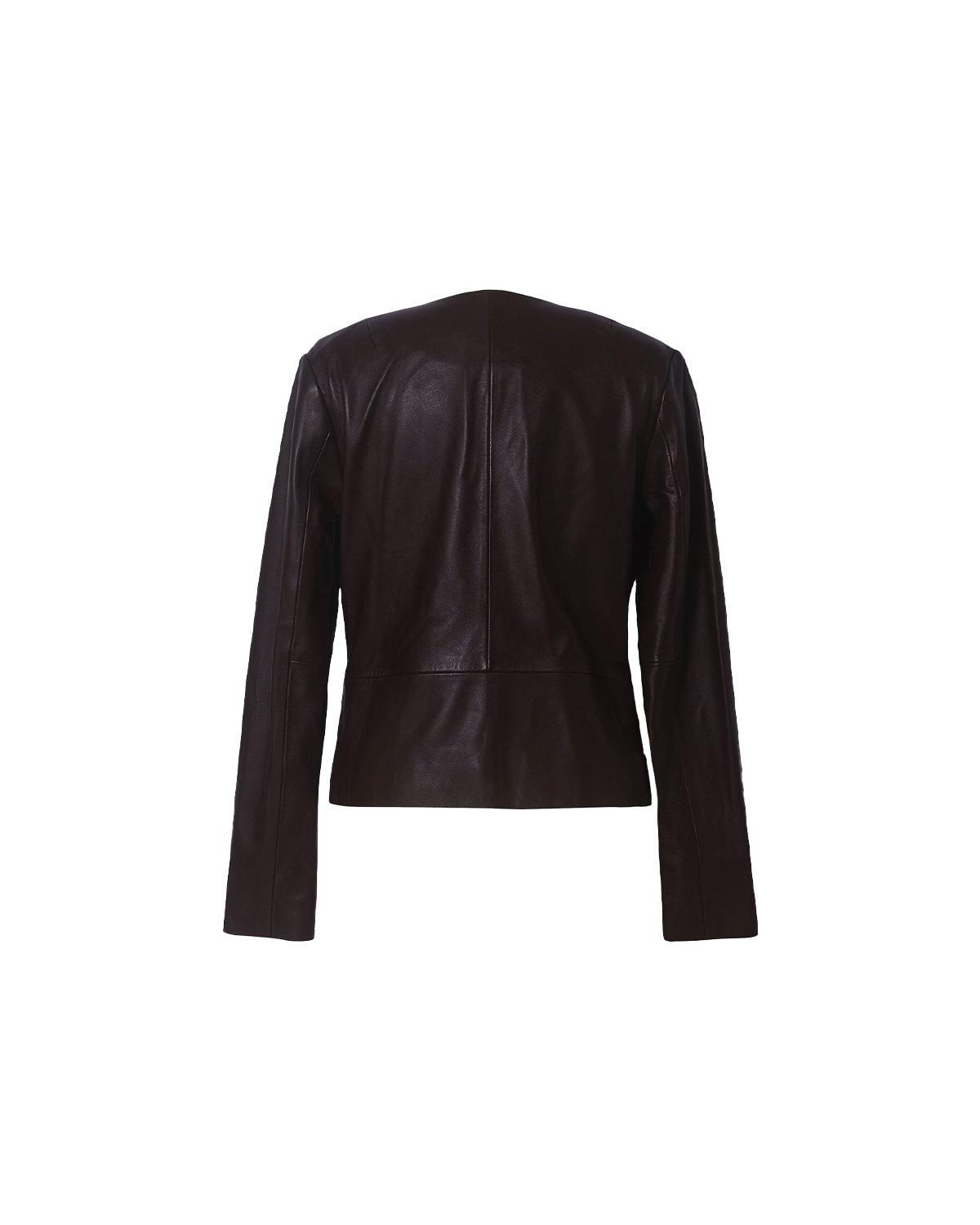 Marina Leather Jacket - Bitter Chocolate