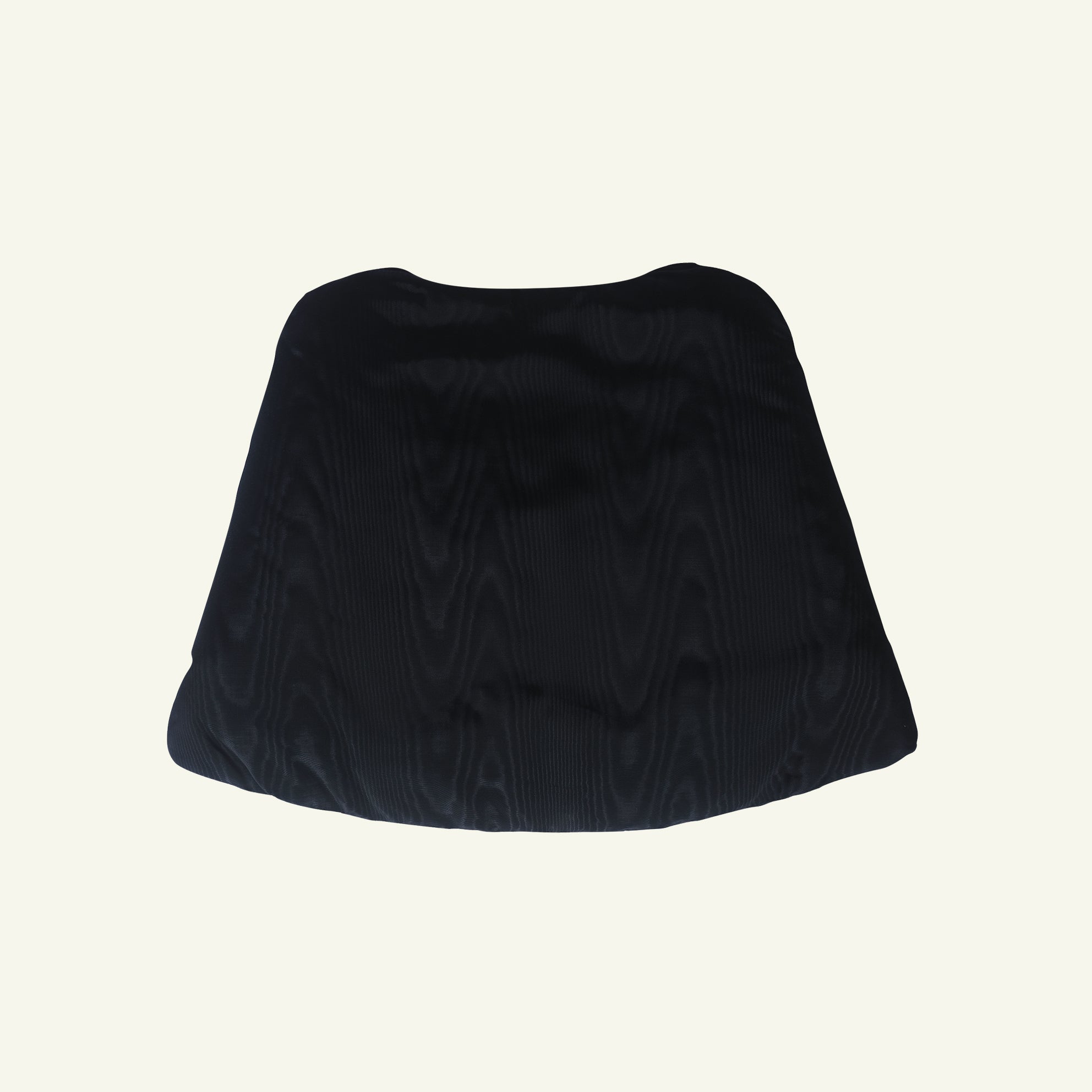 Padded Cape - Black Moire