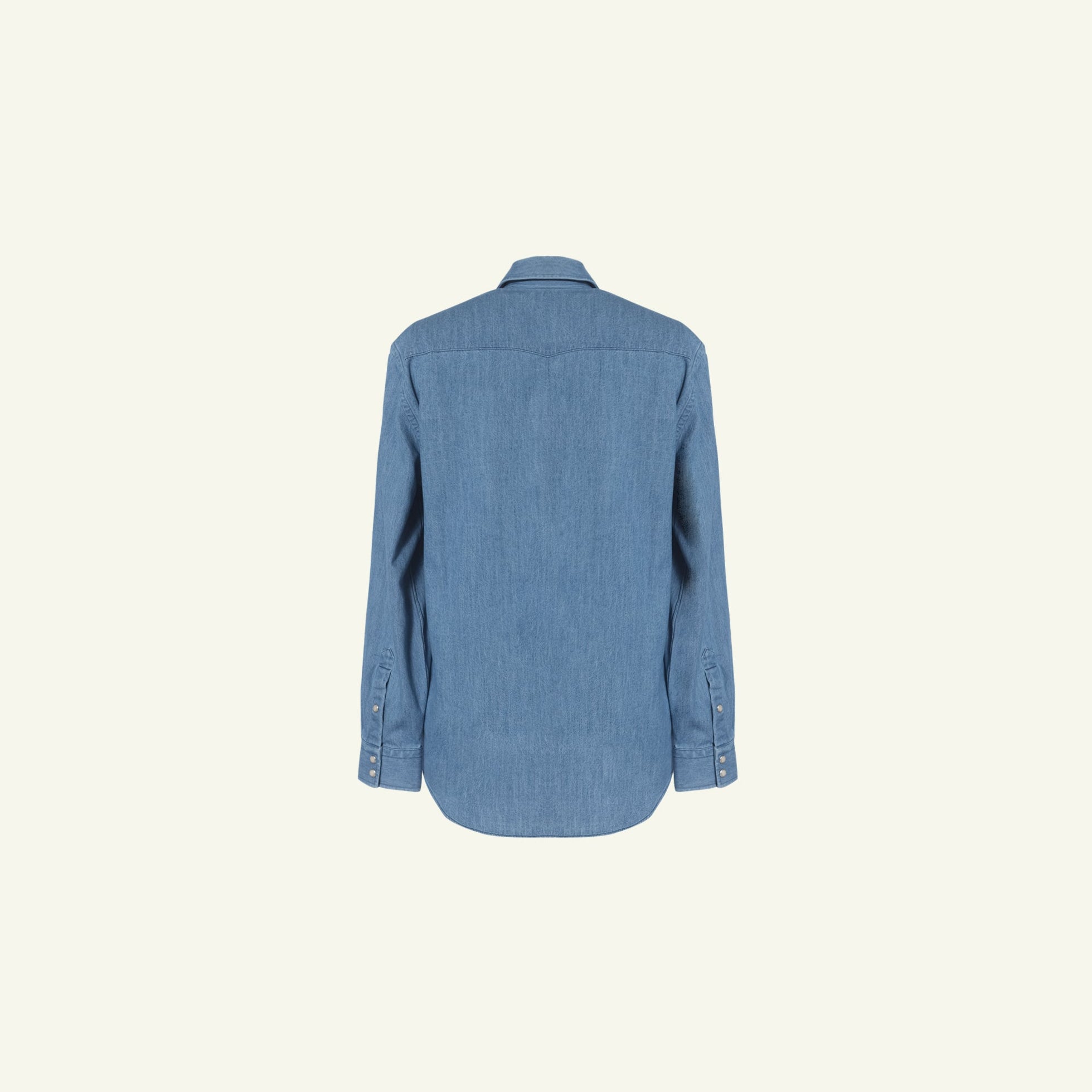 Femme Western Shirt - Light Denim