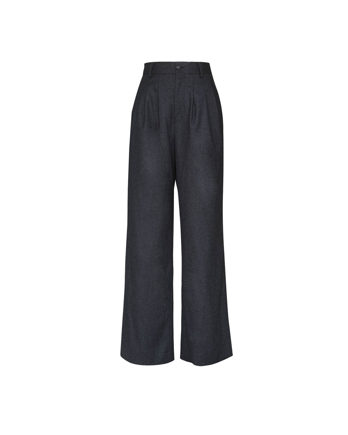 Ava Pleated Trouser - Dark Grey