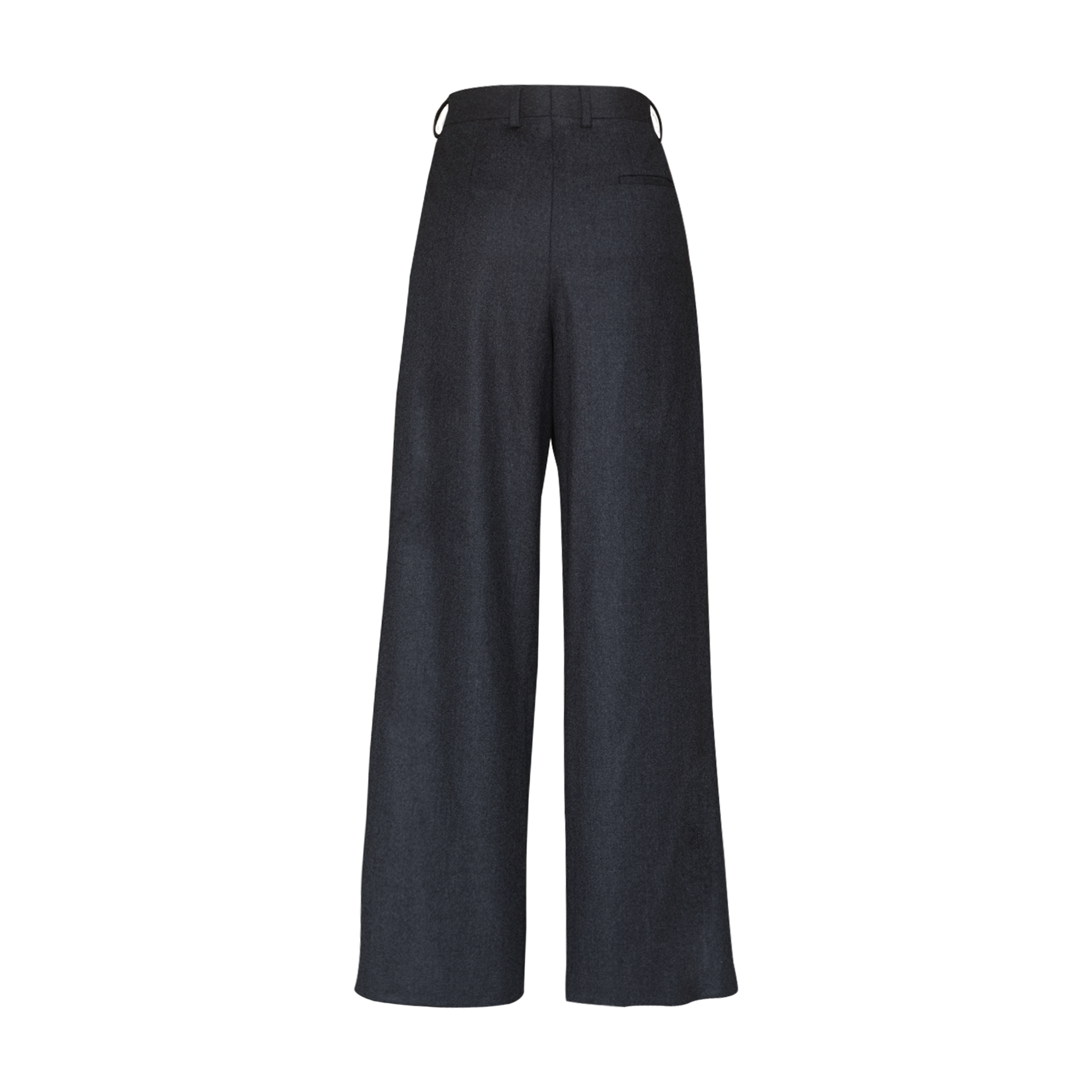 Ava Pleated Trouser - Dark Grey