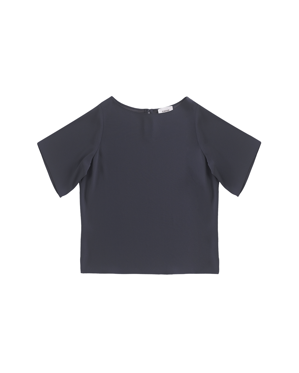 Boat Neck Top - Oily Blue