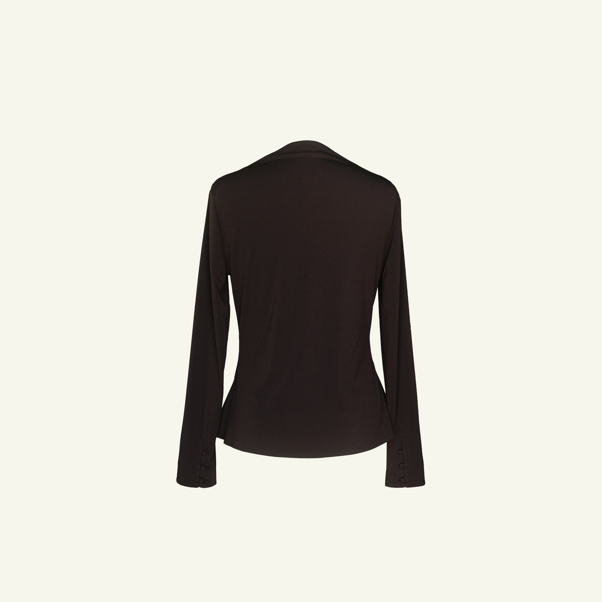 Peta Cowl Neck Top - Coffee