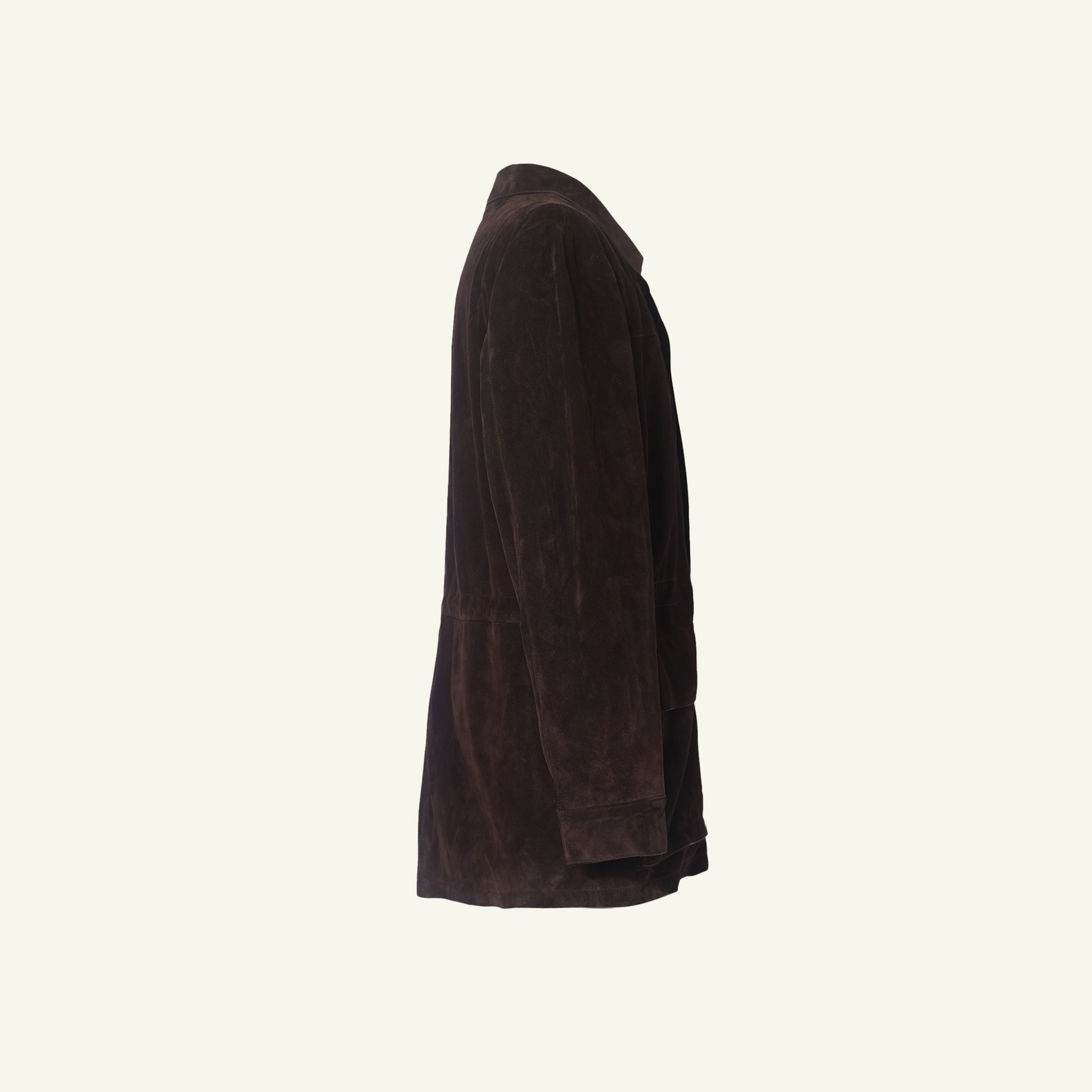 Suede Field Jacket - Bitter Chocolate