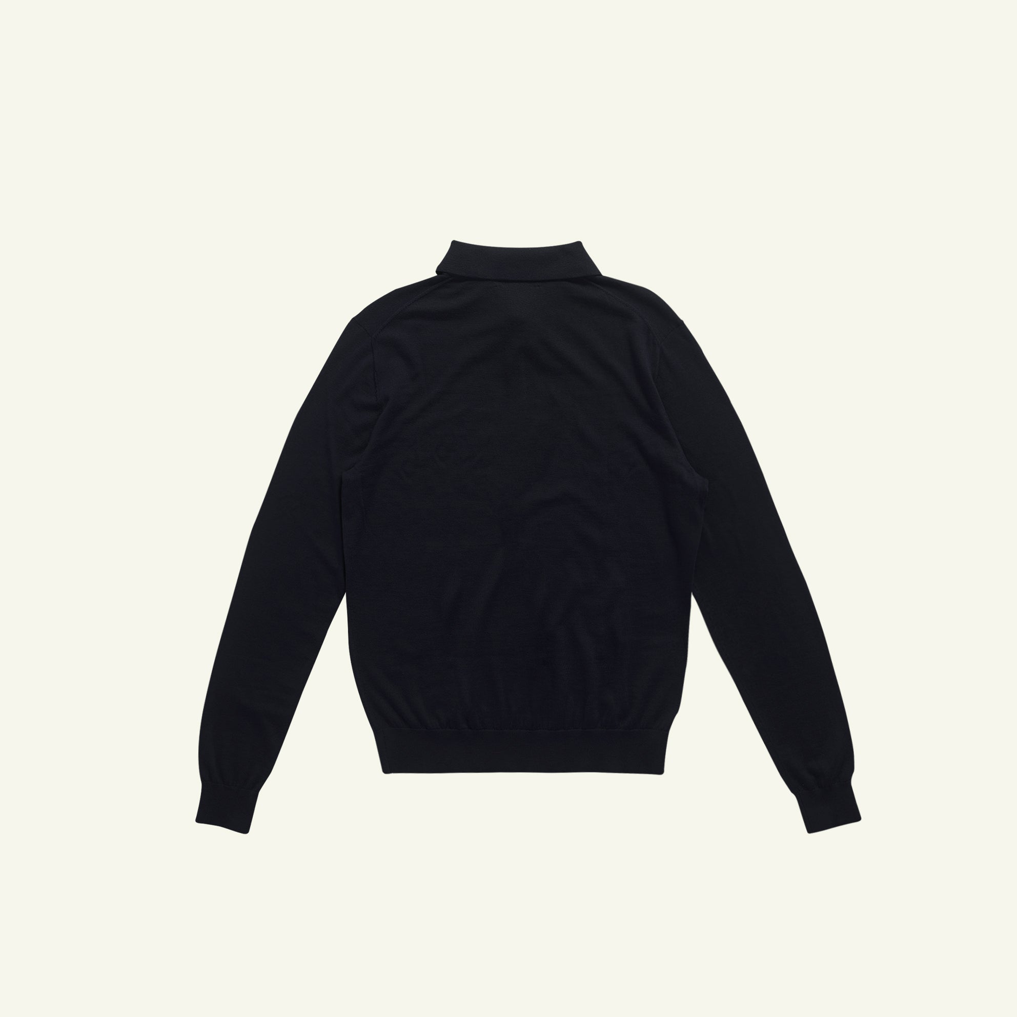 Merino Polo - Navy