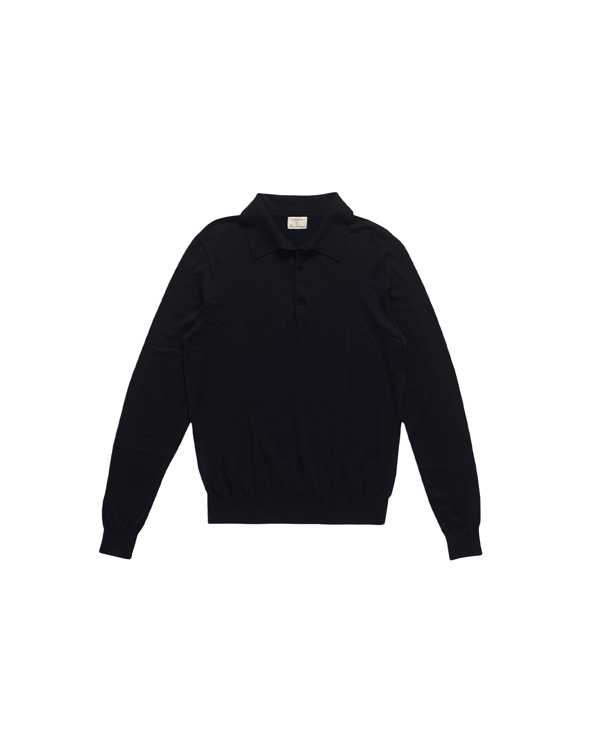 Merino Polo - Black