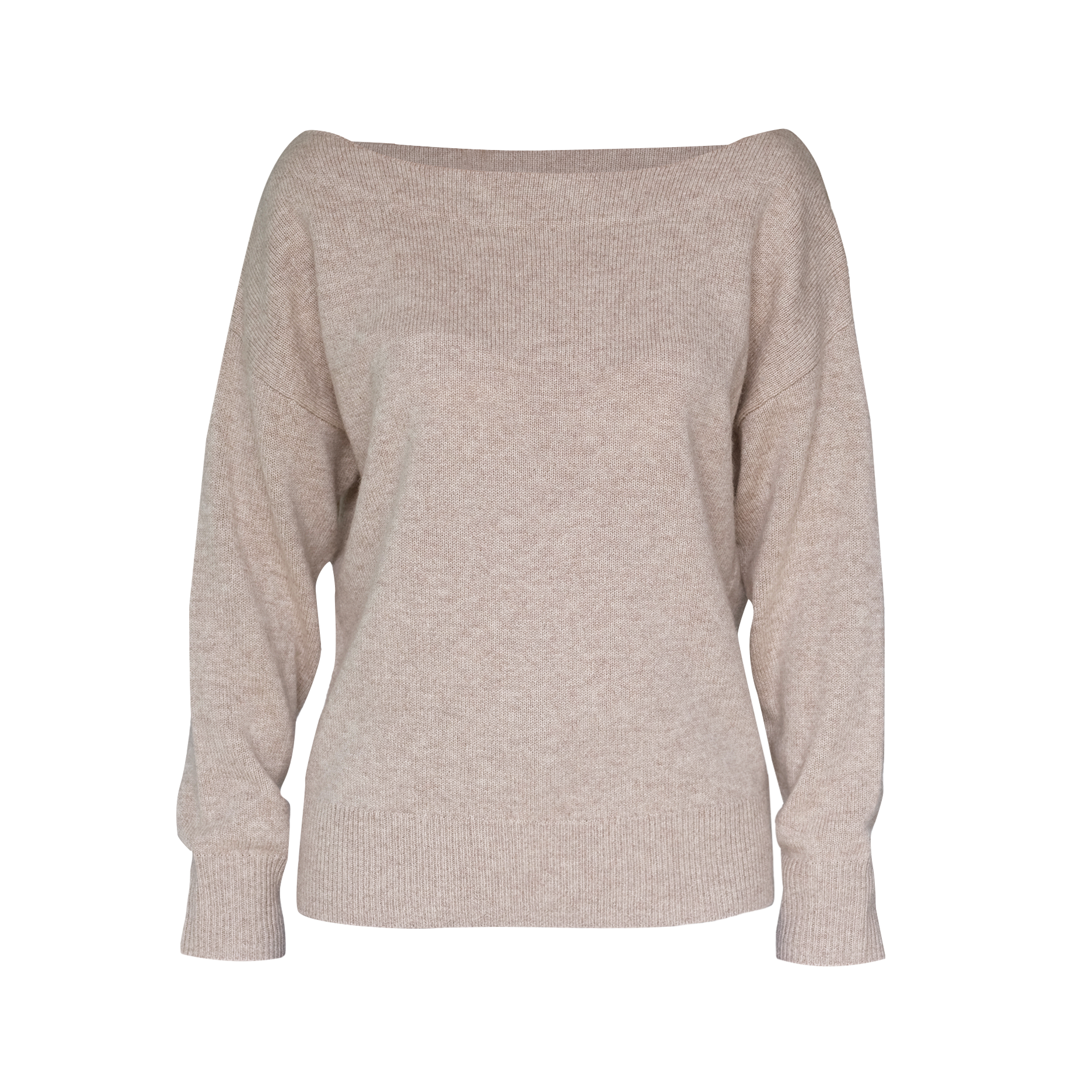 Amélie Boat Neck Sweater - Oat