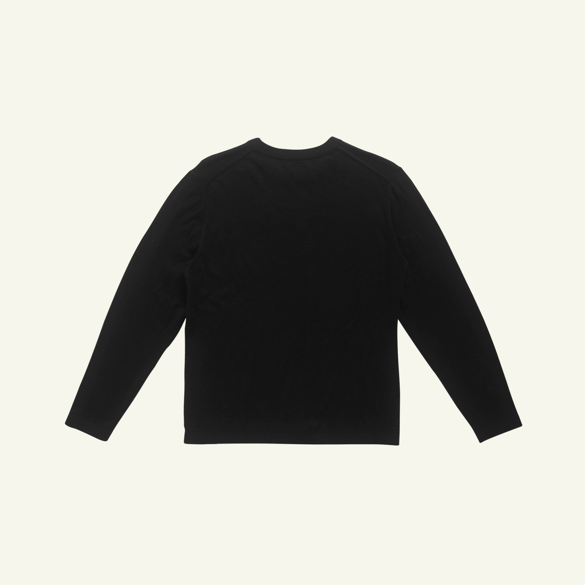 Cashmere Silk Superfine Crew Neck - Black