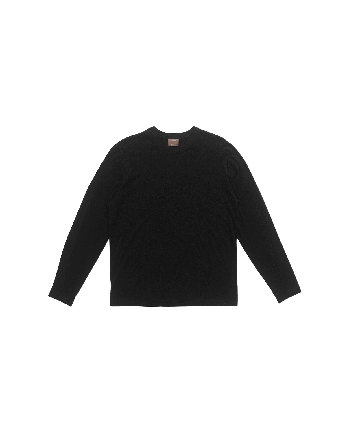 Cashmere Silk Superfine Crew Neck - Black