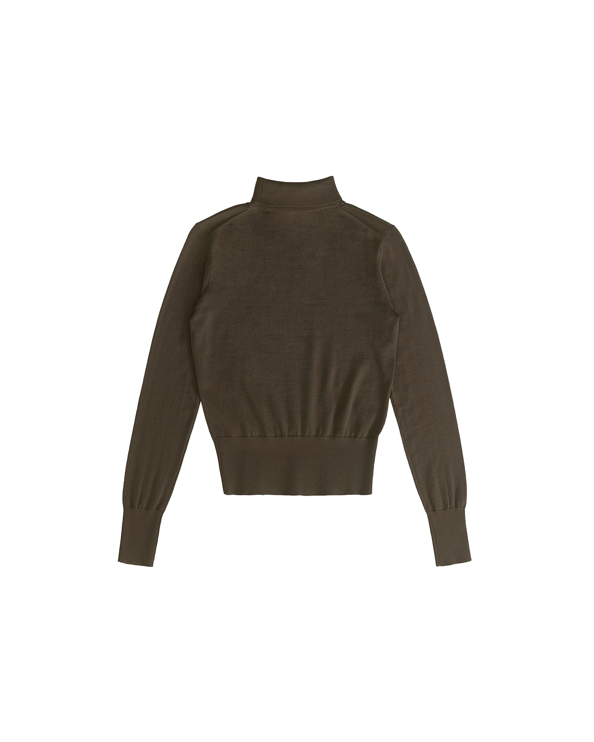 Cass Merino Roll Neck - Moss