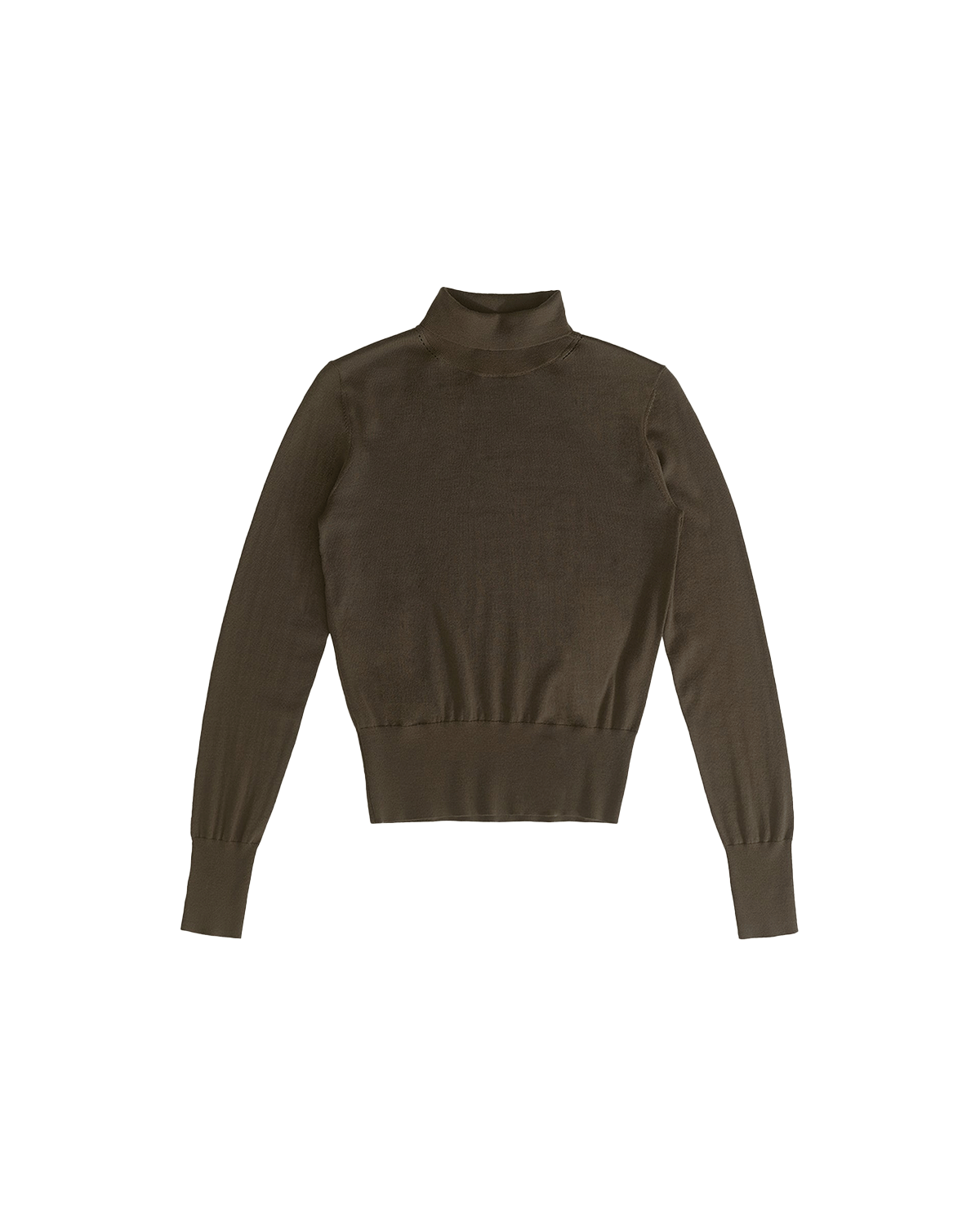 Cass Merino Roll Neck - Moss