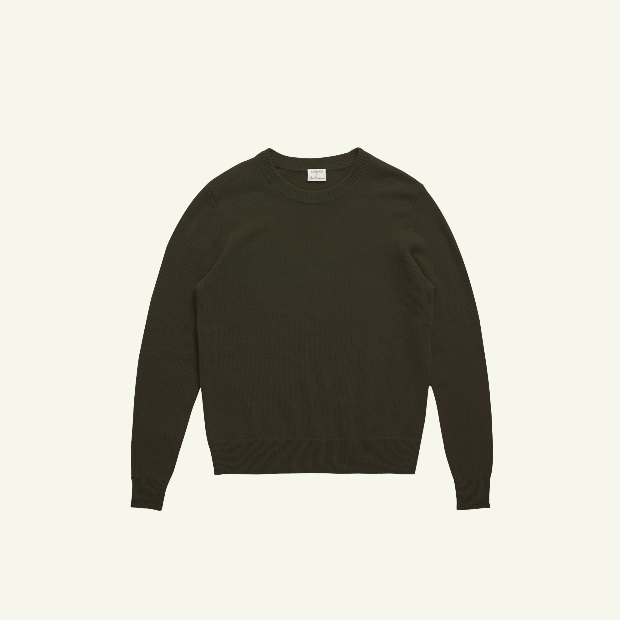 Cashmere Crew Neck - Milanese Green