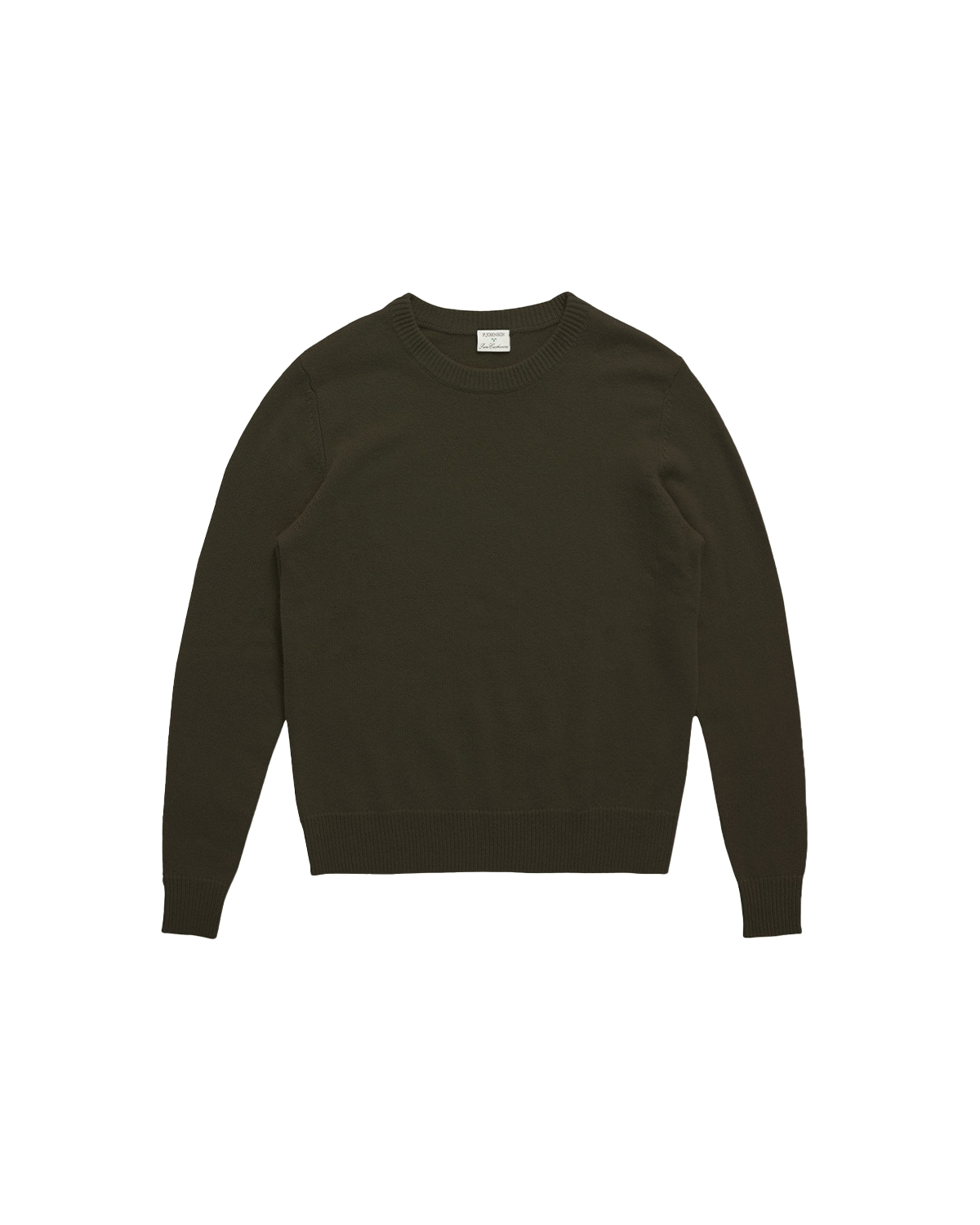 Cashmere Crew Neck - Milanese Green