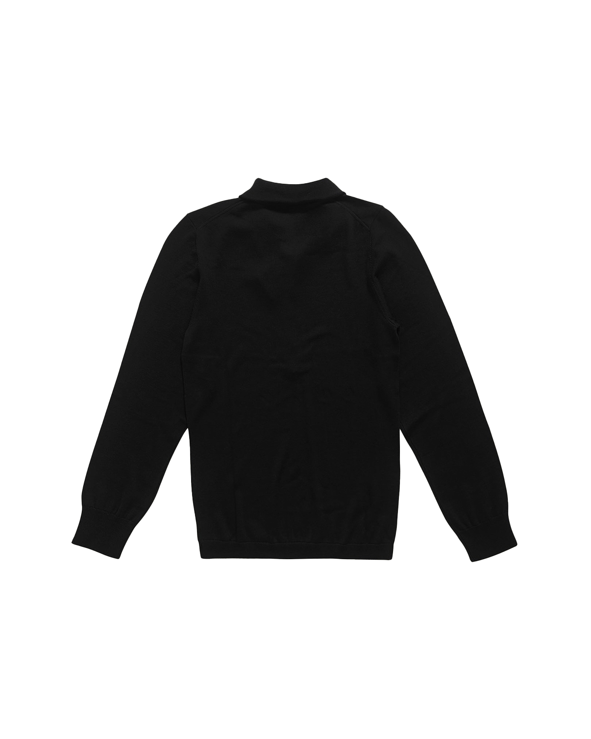 Cass Merino Quarter Zip - Black