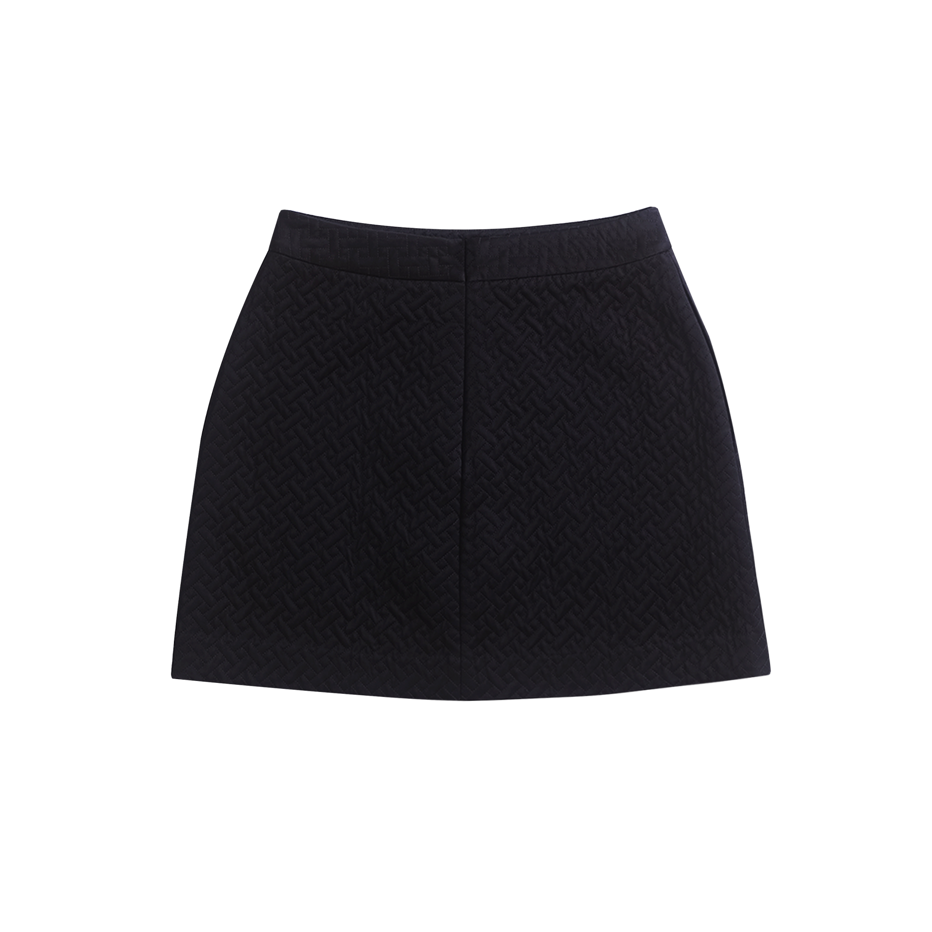 Sabine Quilted Mini Skirt - Black