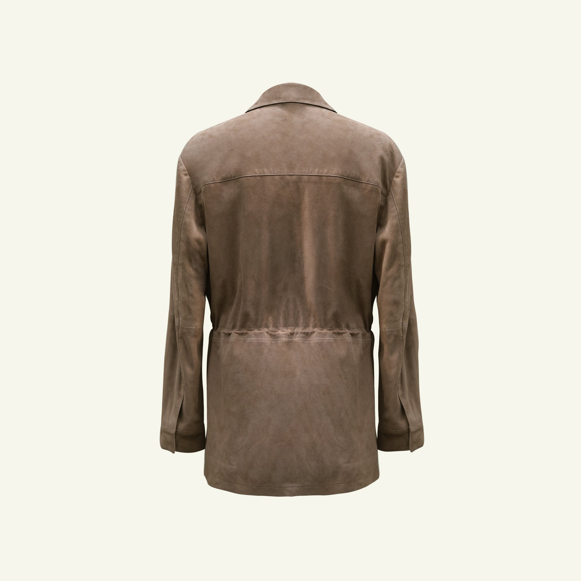 Suede Field Jacket - Taupe